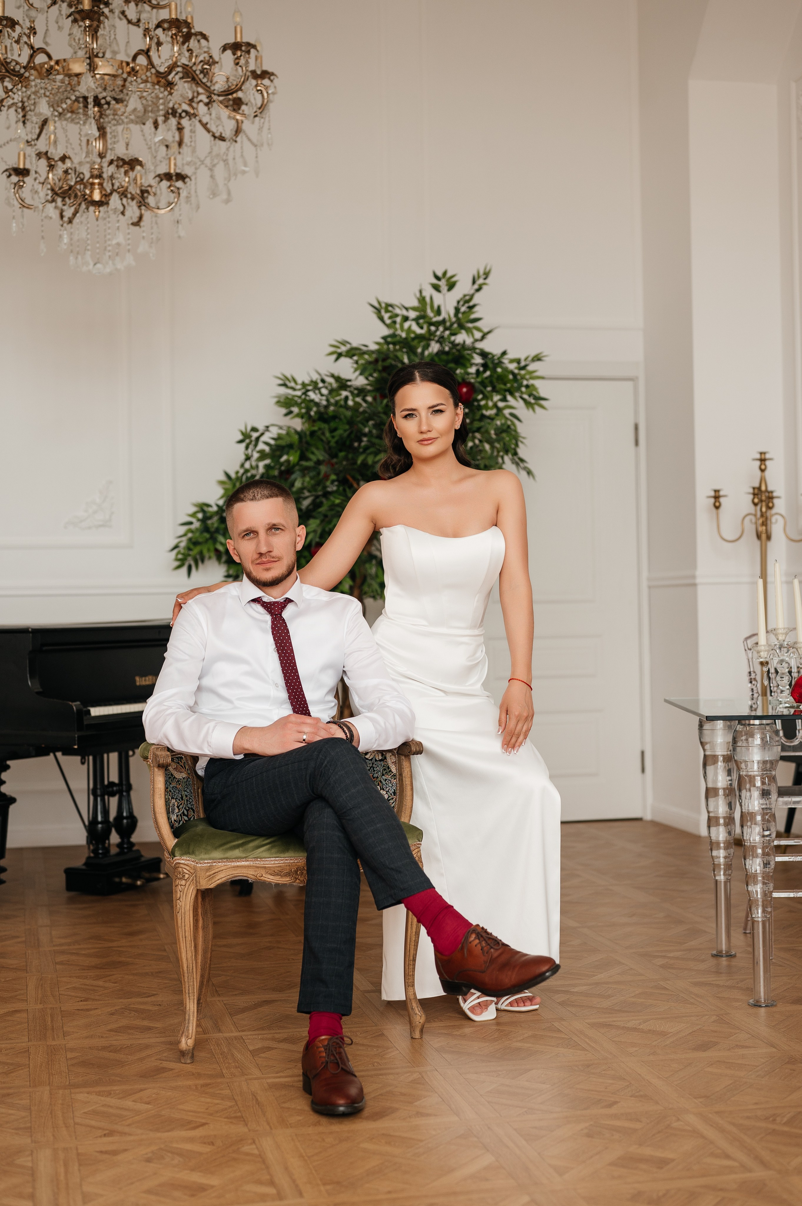 Свадебная фотосессия в студии. Свадебный и семейный фотограф в Краснодаре Алина Мельник