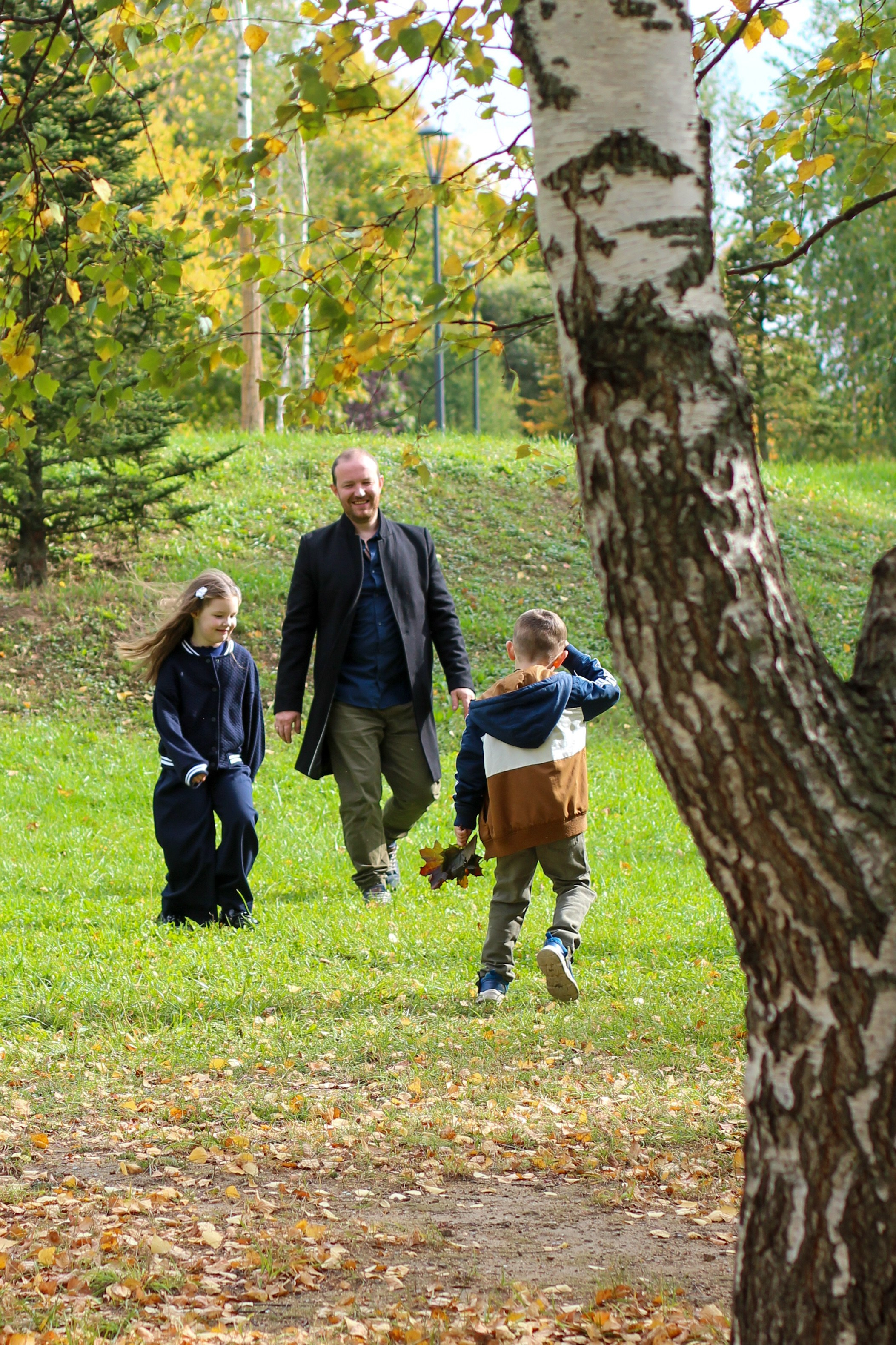 Небольшая семейная прогулка по парку. Ваш личный фотограф в Москве Мила