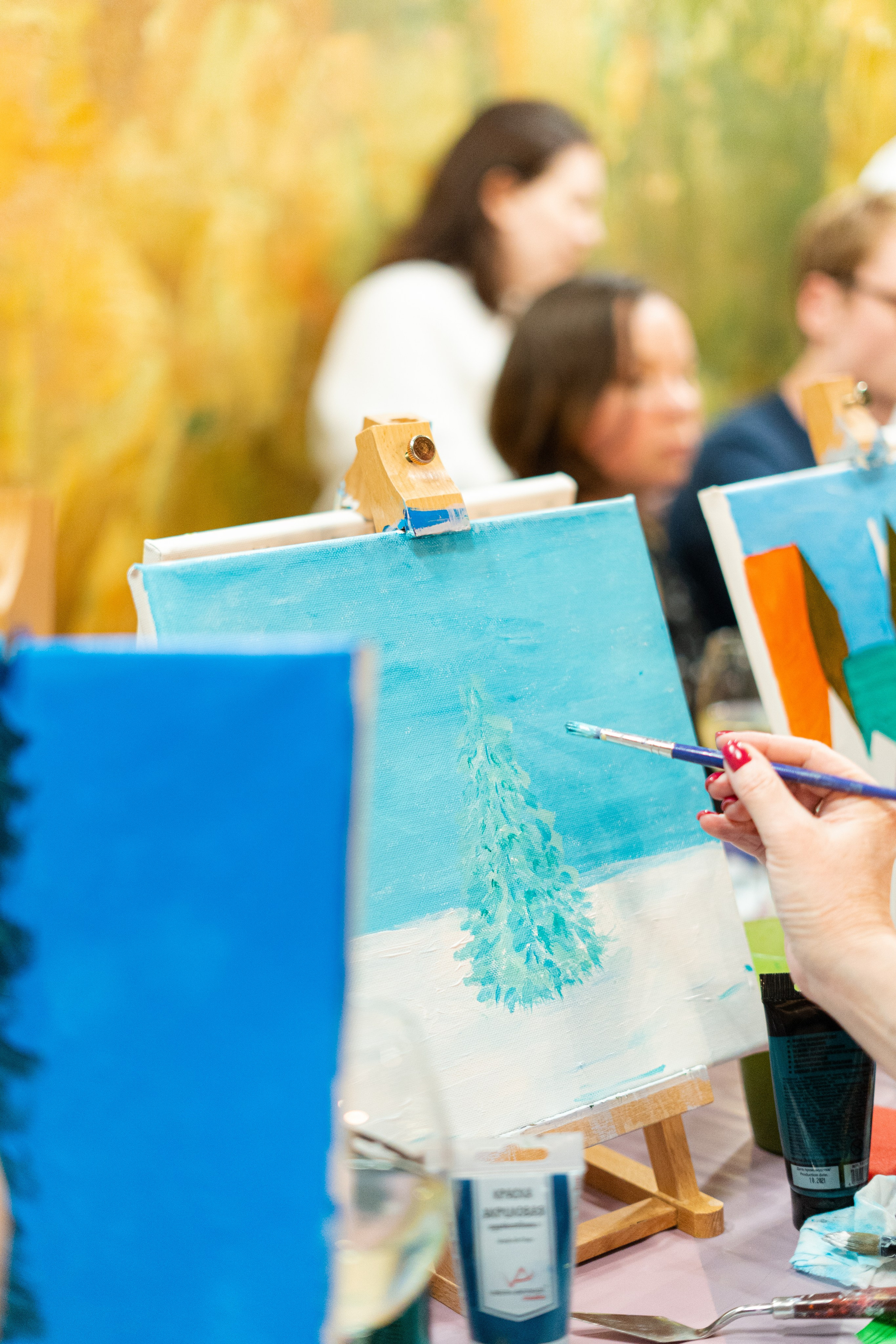 Корпоратив Teach Me Art 2. Портретный фотограф в Москве и Санкт-Петербурге Арина Чех