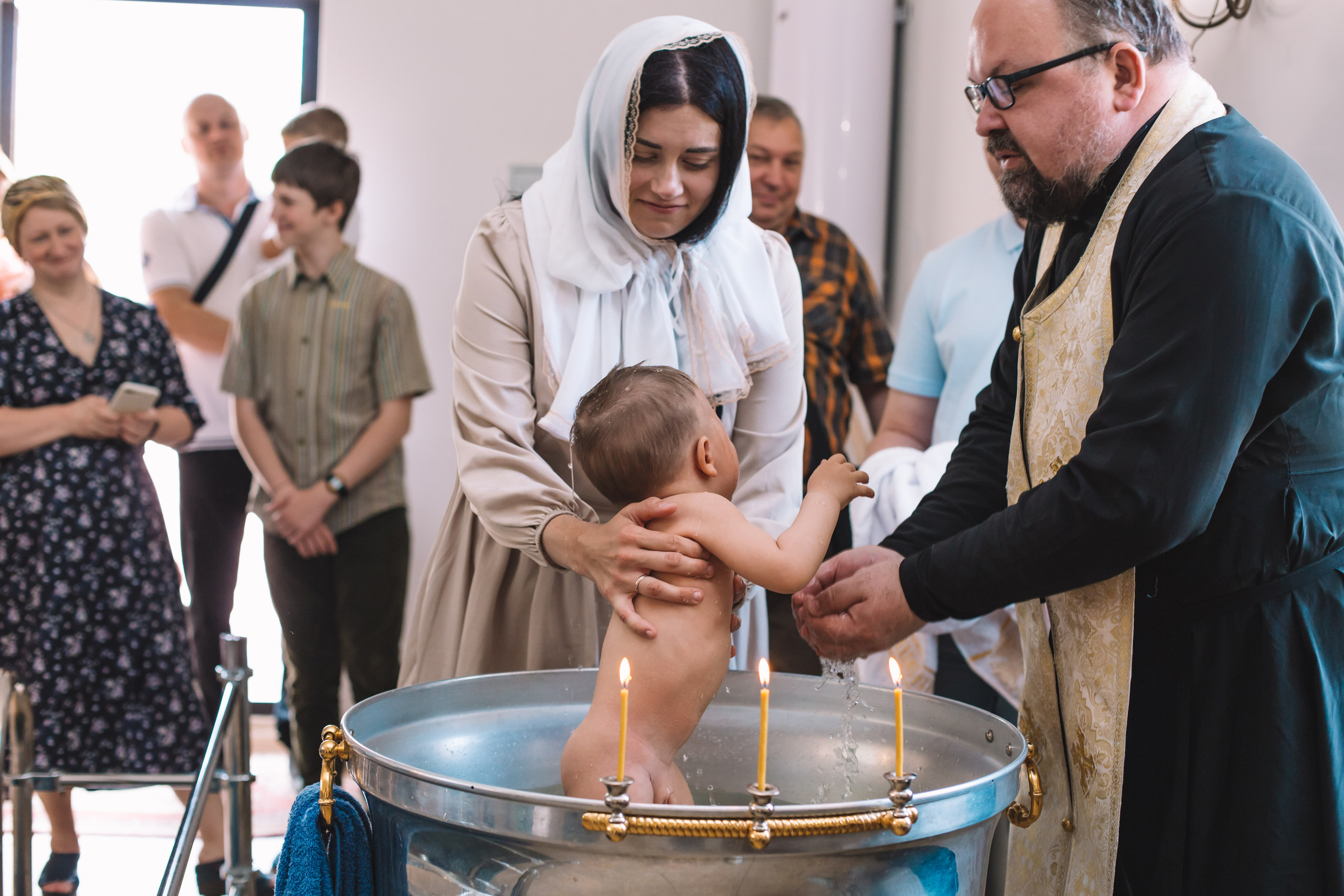 Крещение в Храме Святой Троицы. Семейный и детский фотограф в Санкт-Петербурге Тамара Нечаева
