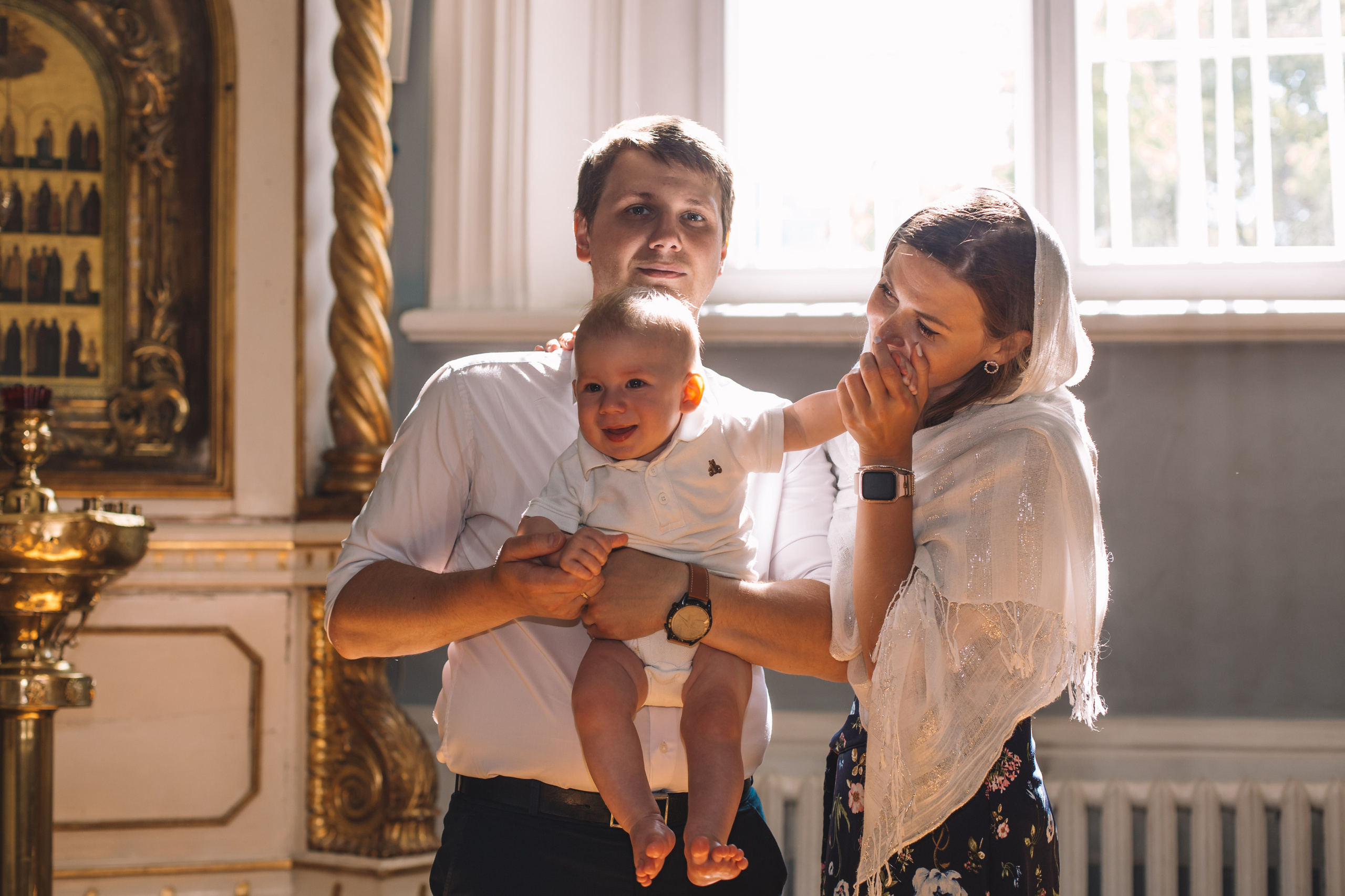 Крещение в Князь-Владимирском соборе. Семейный и детский фотограф в Санкт-Петербурге Тамара Нечаева