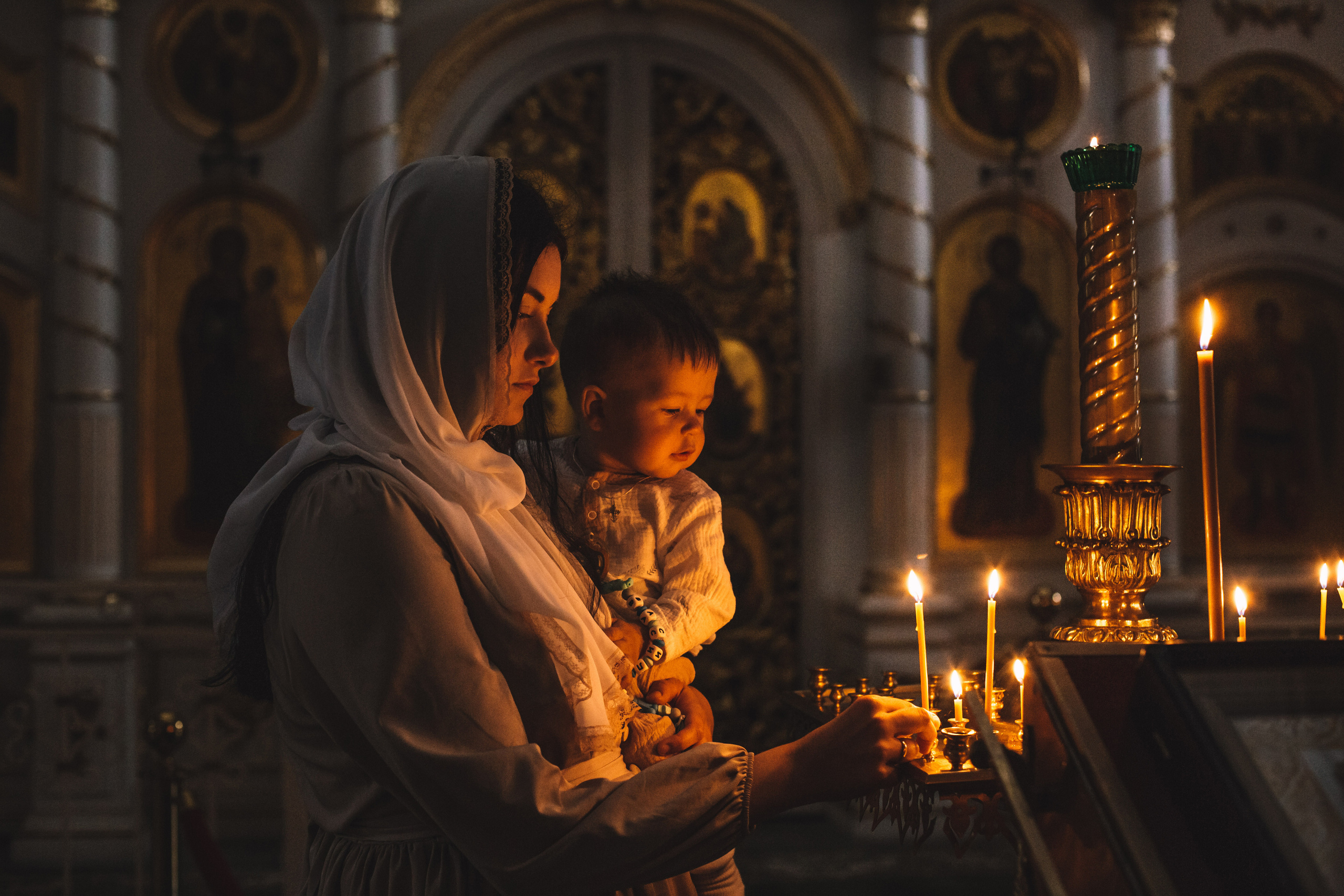 Крещение в Храме Святой Троицы. Семейный и детский фотограф в Санкт-Петербурге Тамара Нечаева