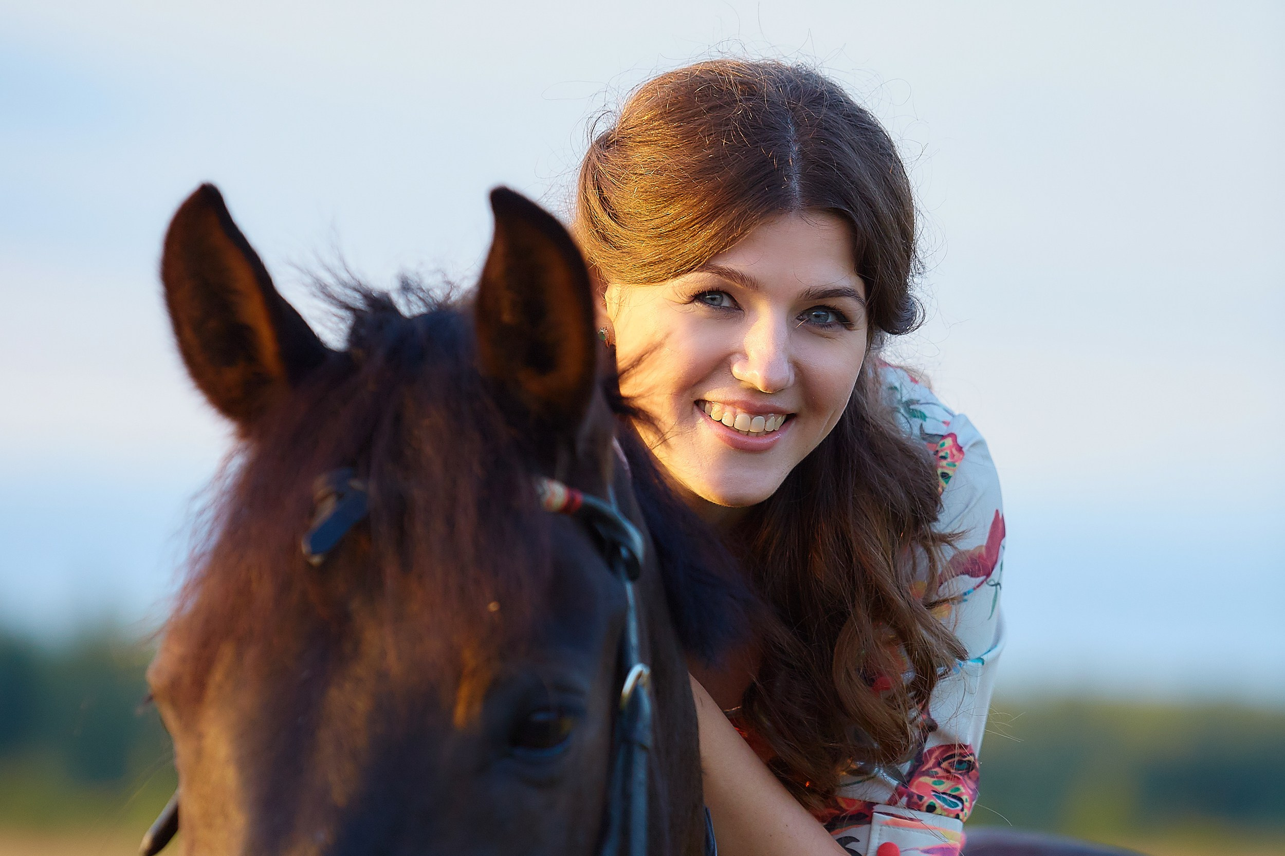 Фотосессия с лошадьми для Ирины. Фотограф Михаил Семенов