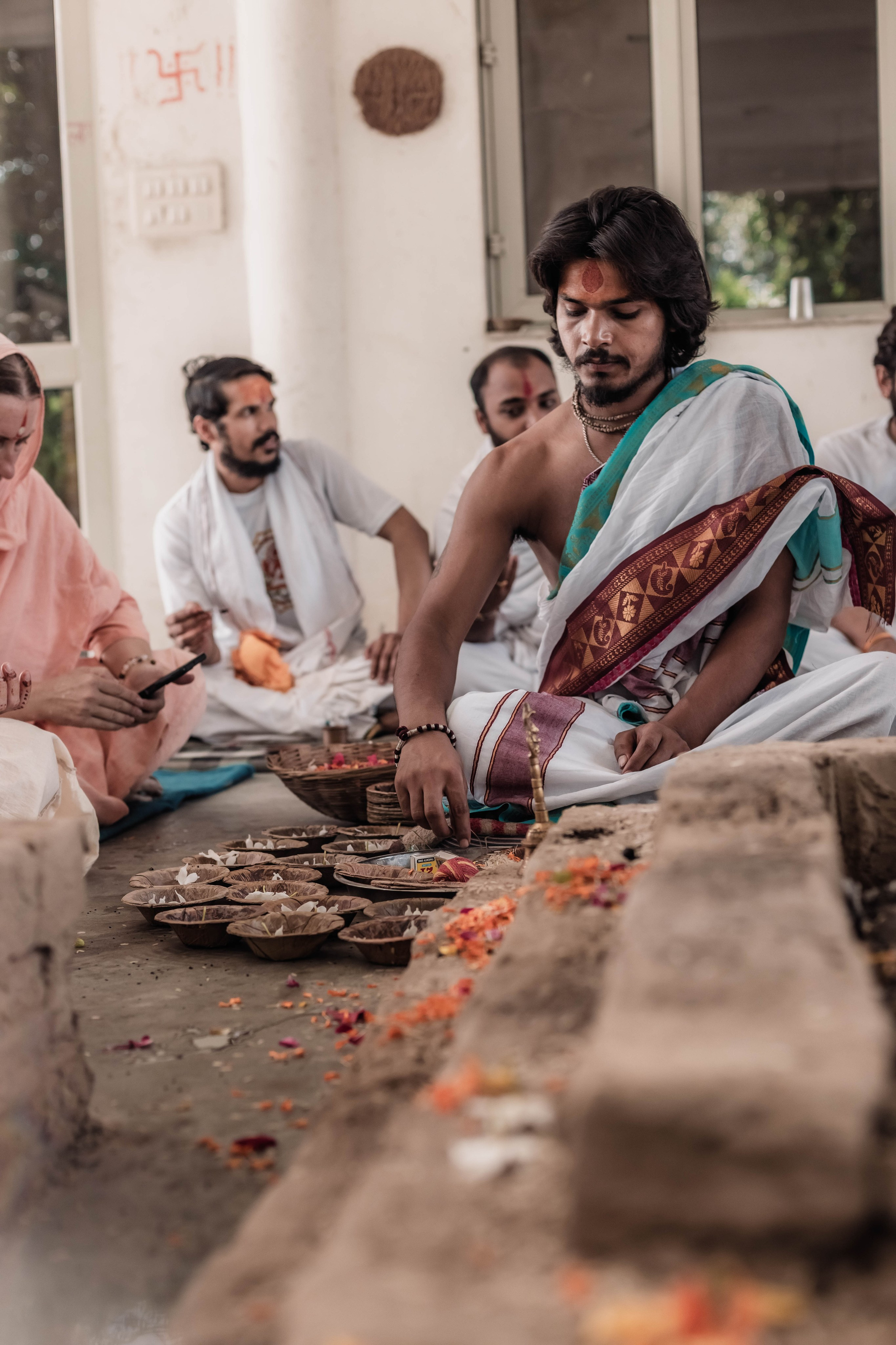 Pitri Paksha yagyas & poojas Devraha Baba ji ashram. Mariam Bagdasaryan