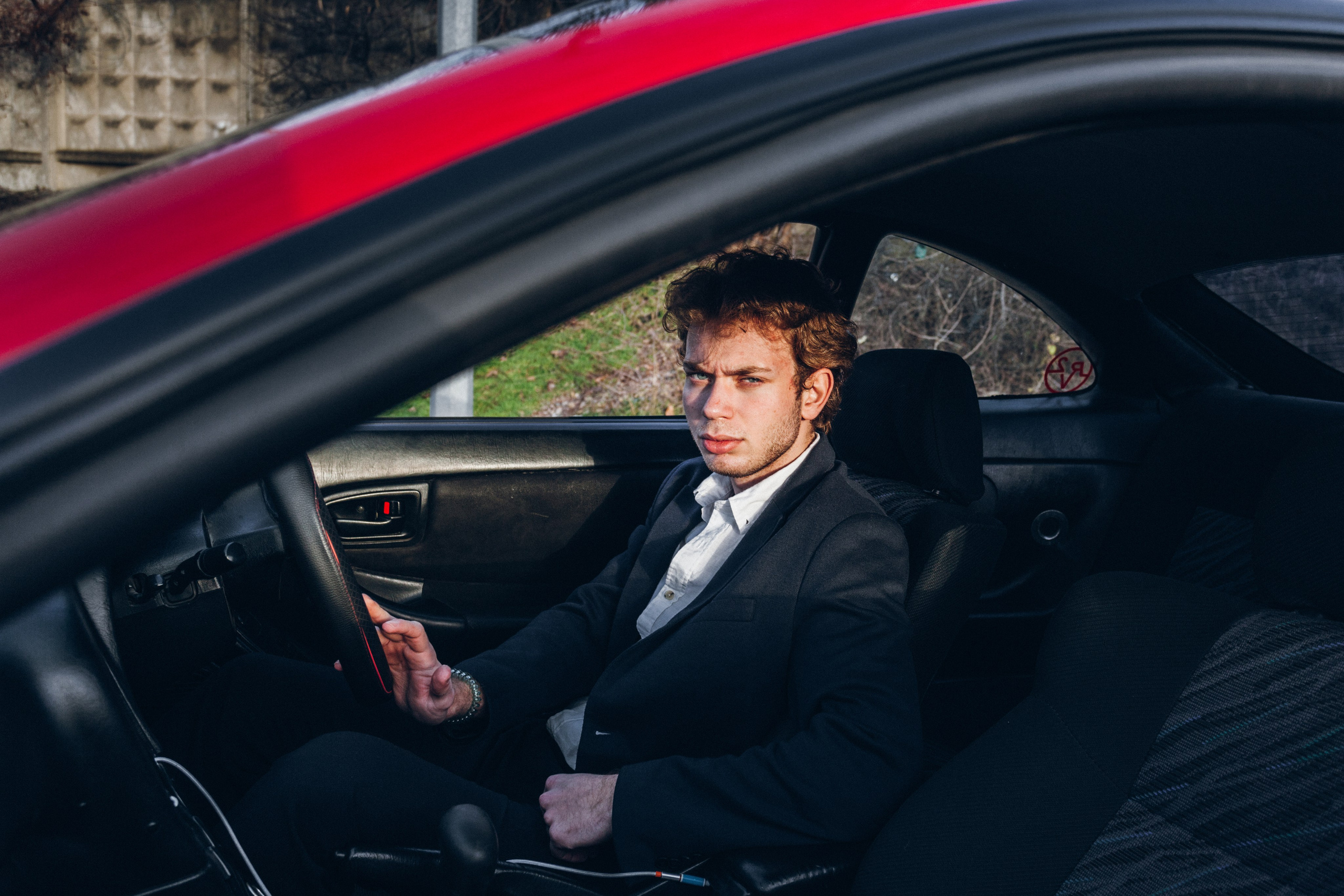 Имиджевая съемка с машиной. Фотограф Денис Денисов