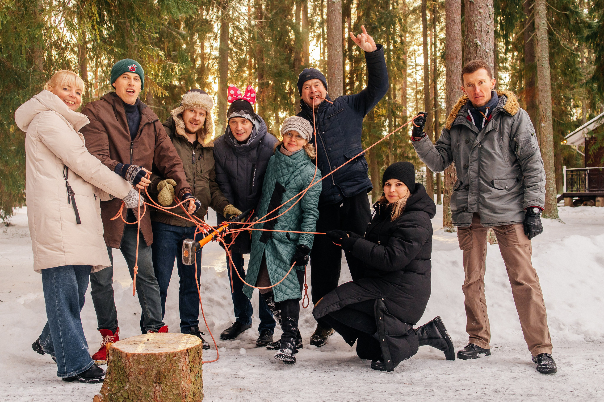 Зимний корпоратив в Царство Королевство. Фотограф в Санкт-Петербурге Виктория Безверхая