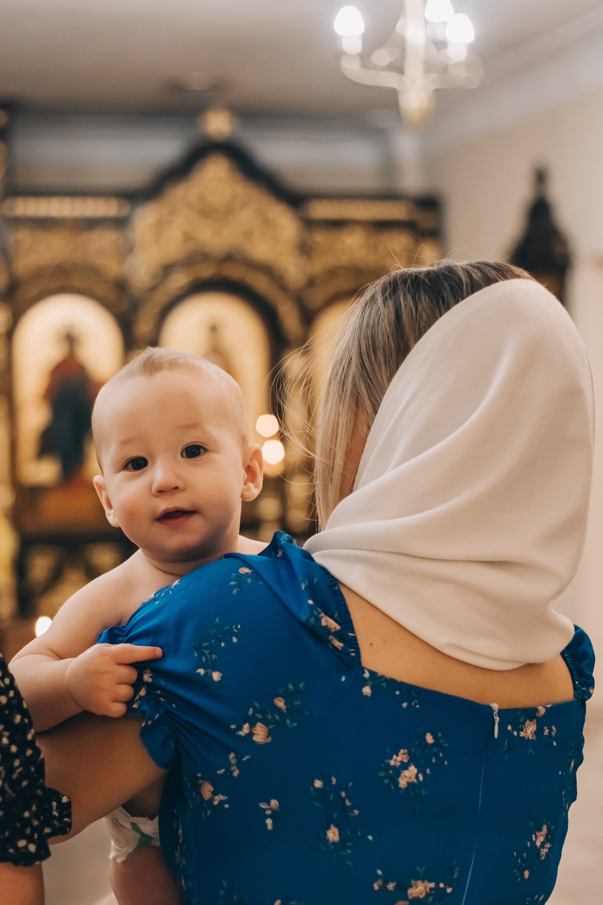 Съемка таинства крещения в Тихорецке. Свадебный и семейный фотограф в Краснодарском крае Мария Данилкина