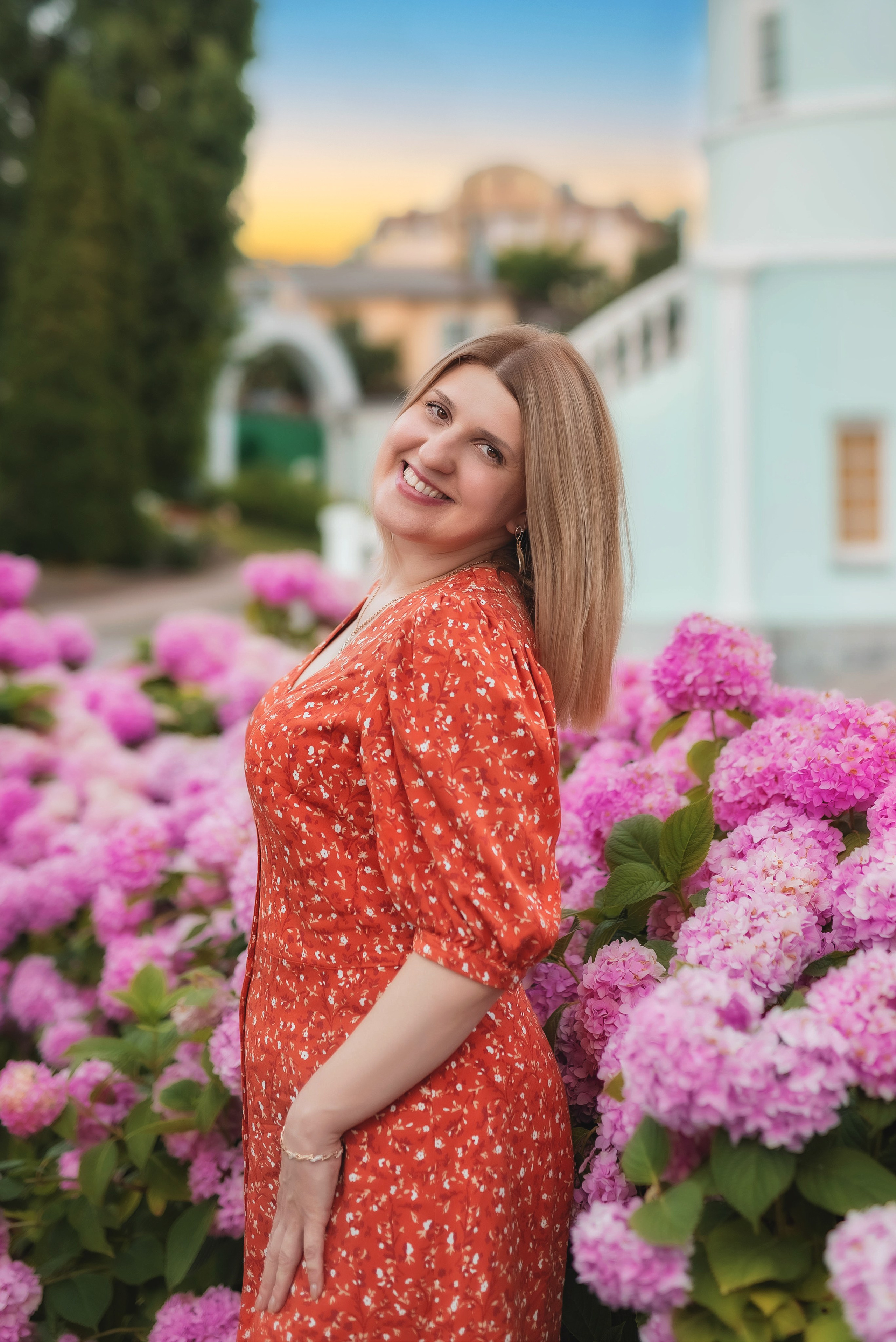 Фотосессия в гортензиях. Семейный, детский фотограф в Воронеже Анна Никитина