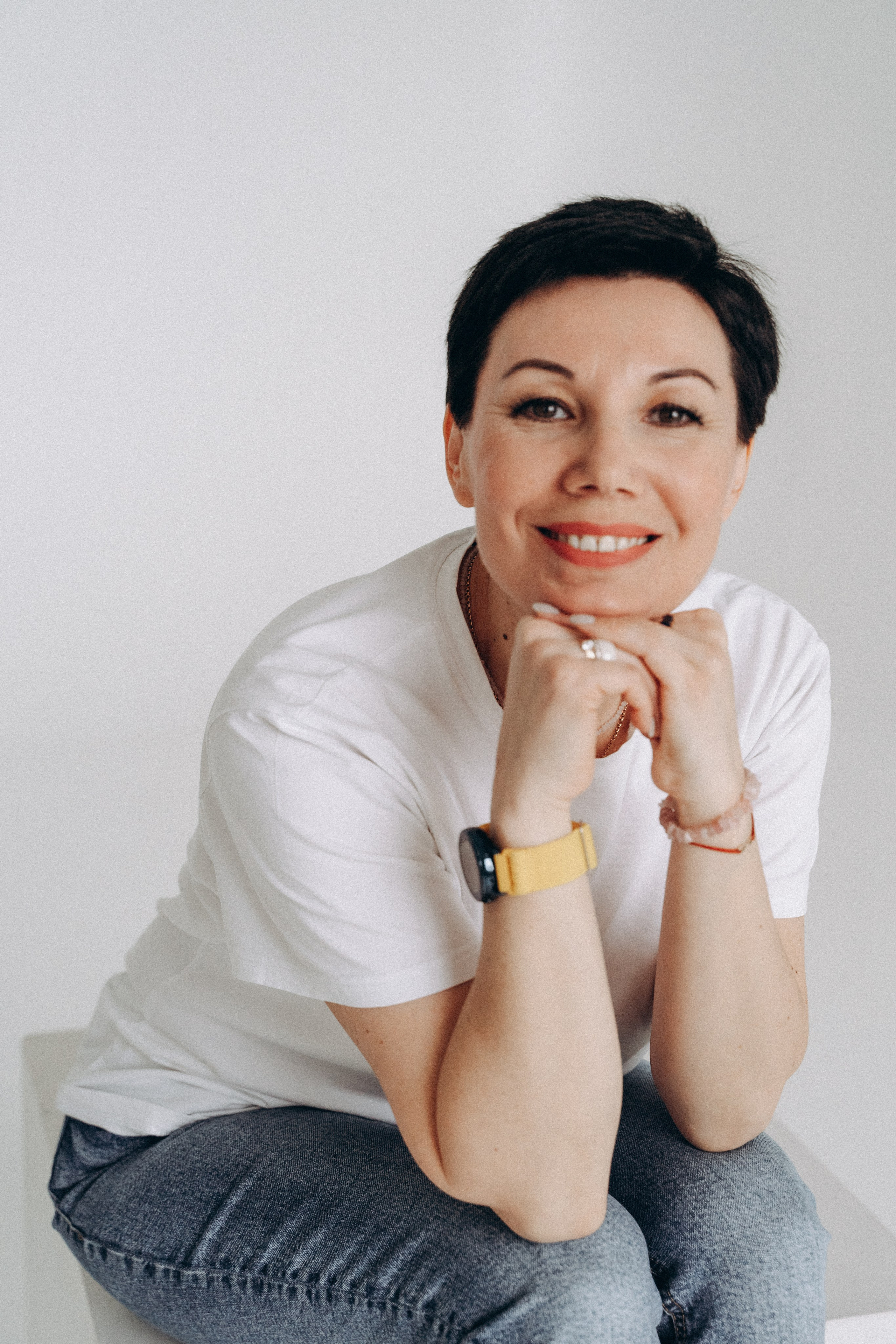 В студии. Женский и семейный лайфстайл фотограф в Уфе Лайт Альбина