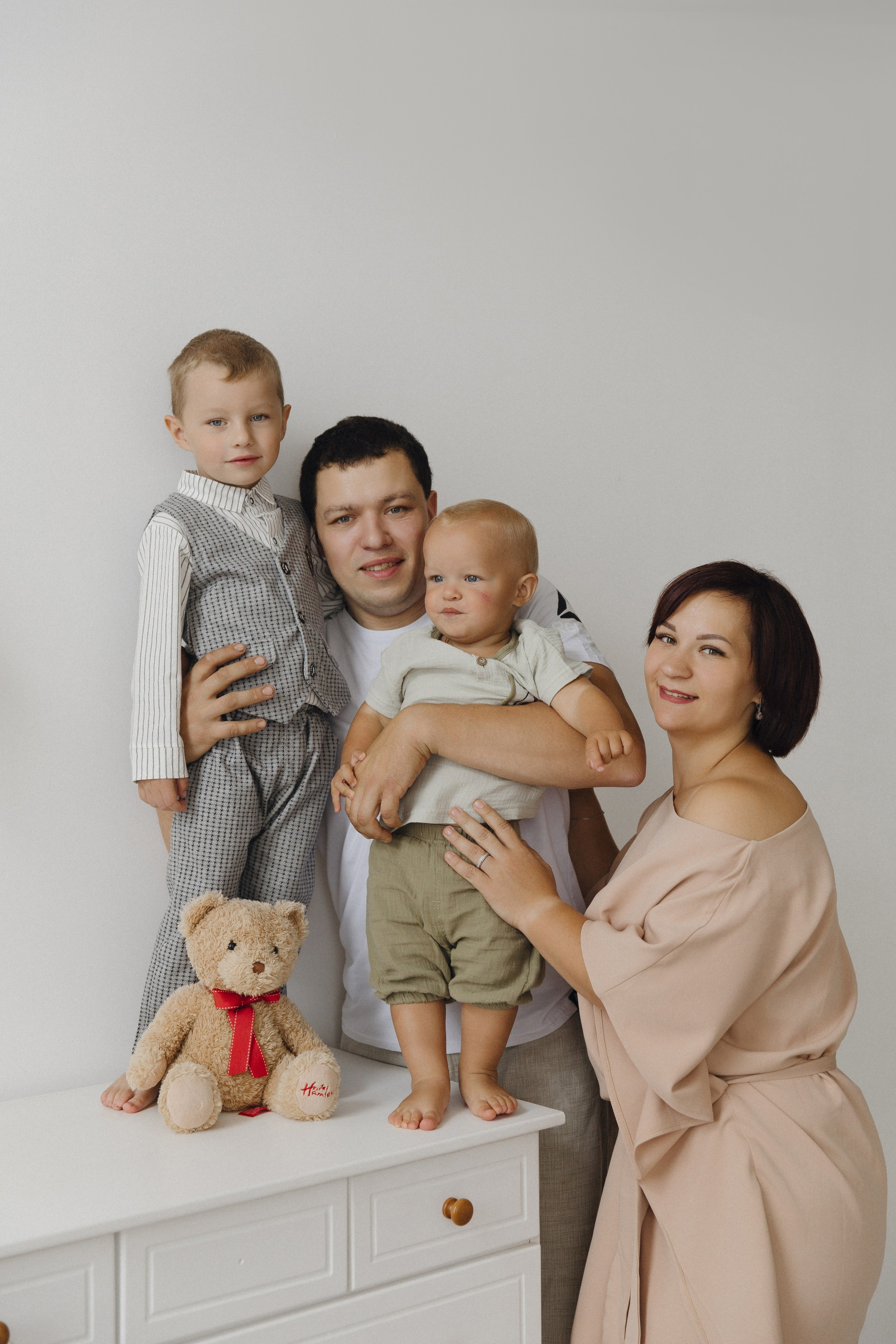 Мама и три любимых мужчины. Свадебный фотограф Фадеева Алёна