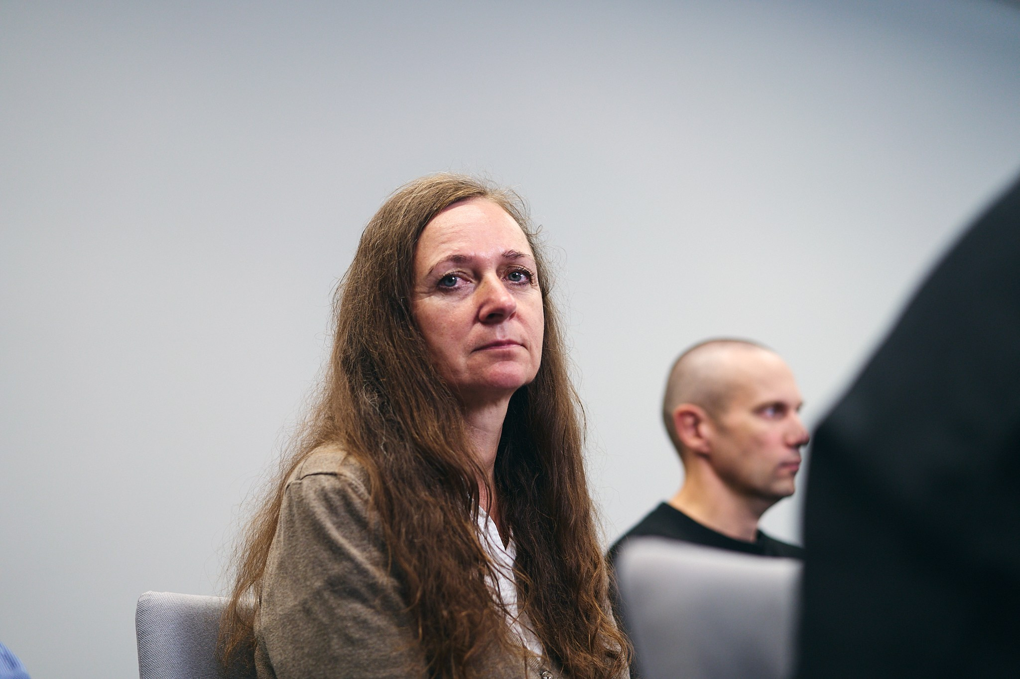 Press conference with Sviatlana Tsikhanouskaya and released political prisoners. Photographer in Vilnius