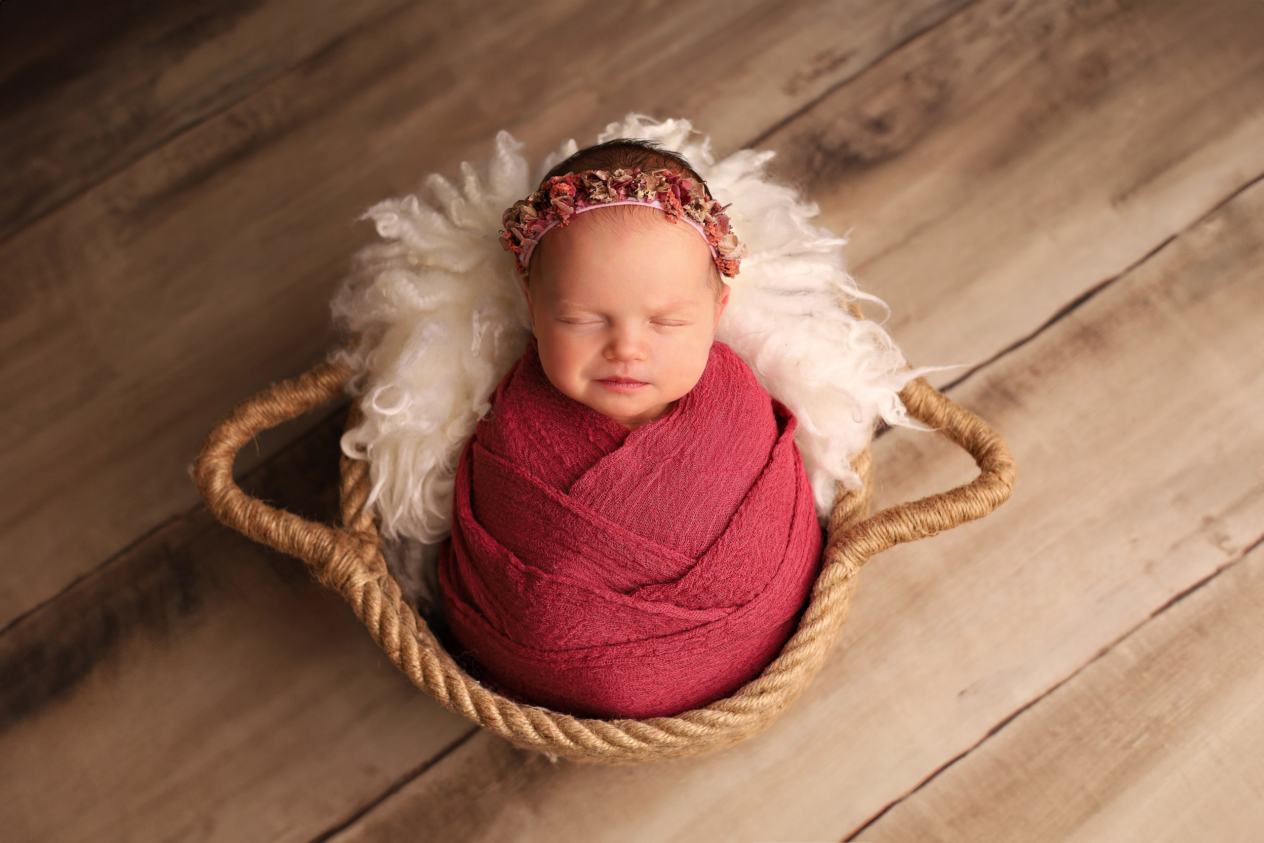 Ньюборн съемка малышки Николь. Детский фотограф новорожденных в Москве и Московской области Анна