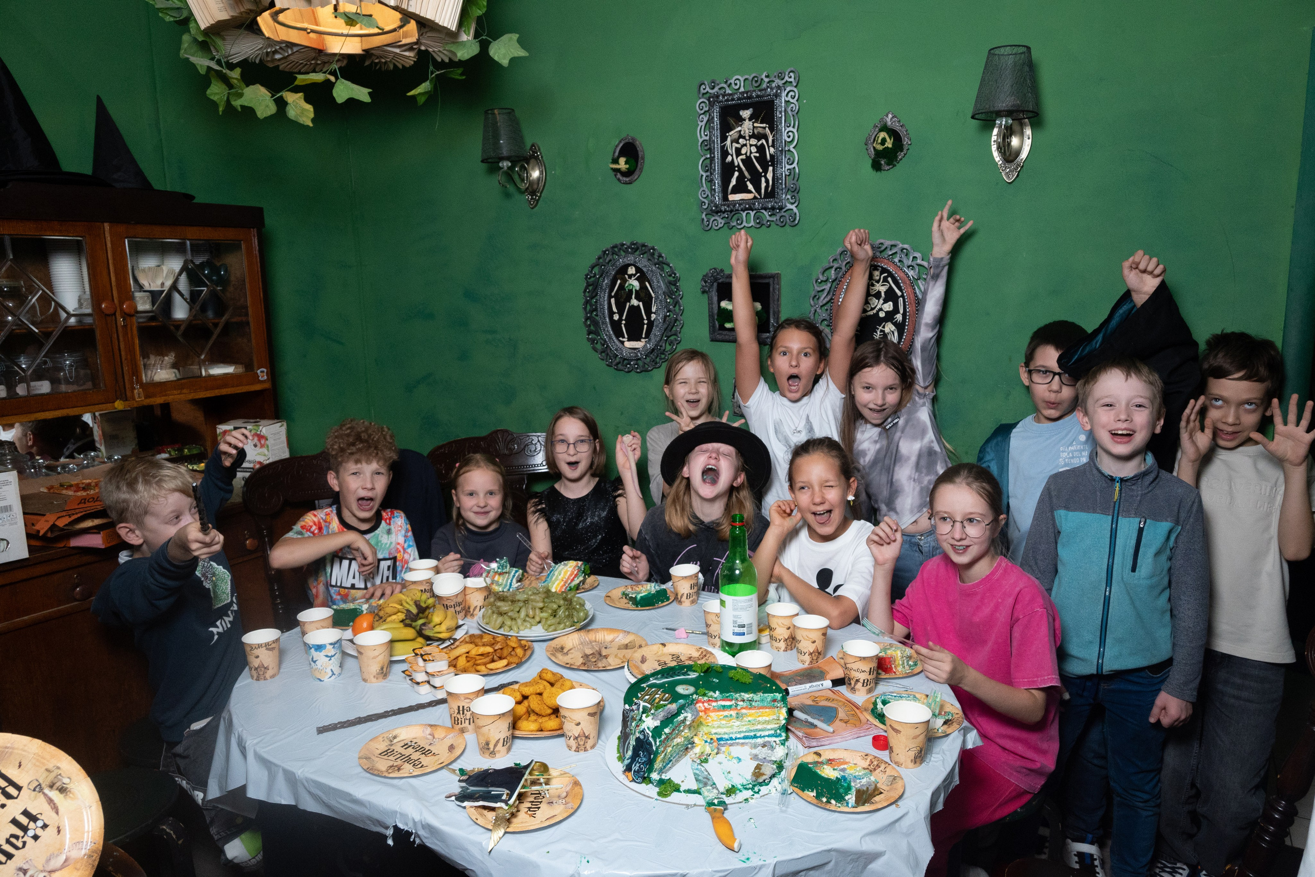 День рождения ребенка в «Подземелье Слизерин». Фотограф мероприятий в Москве