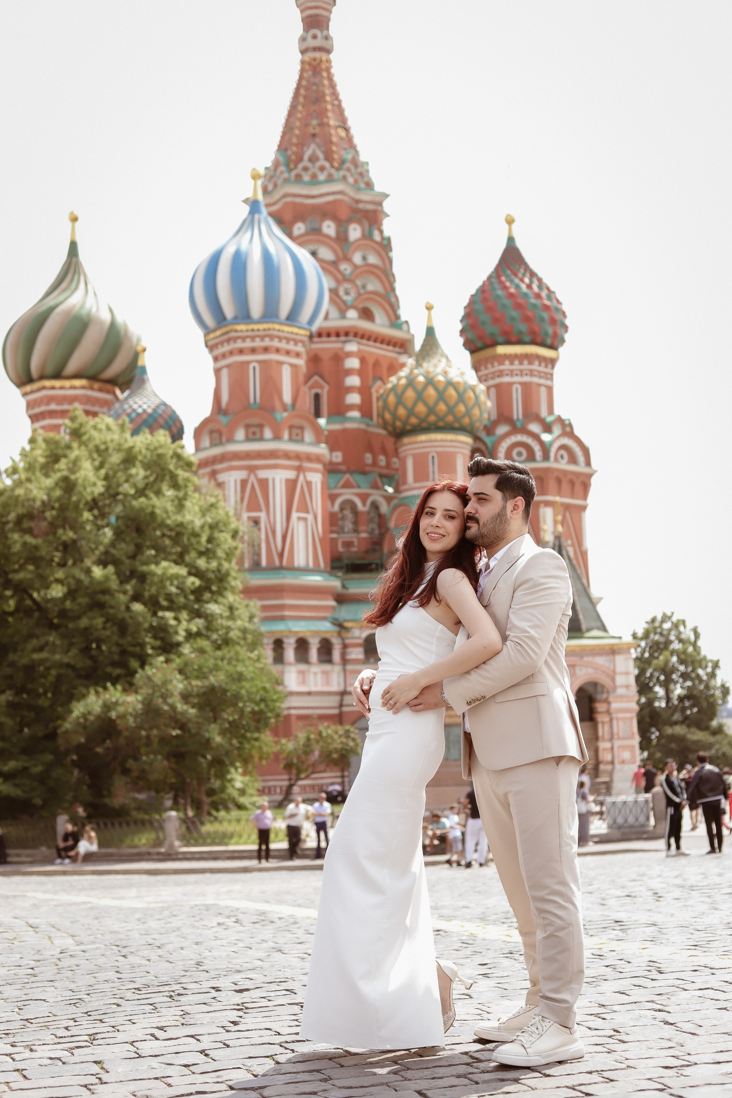 Красная площадь Хатидже и Хакан. Детский и семейный фотограф в Москве