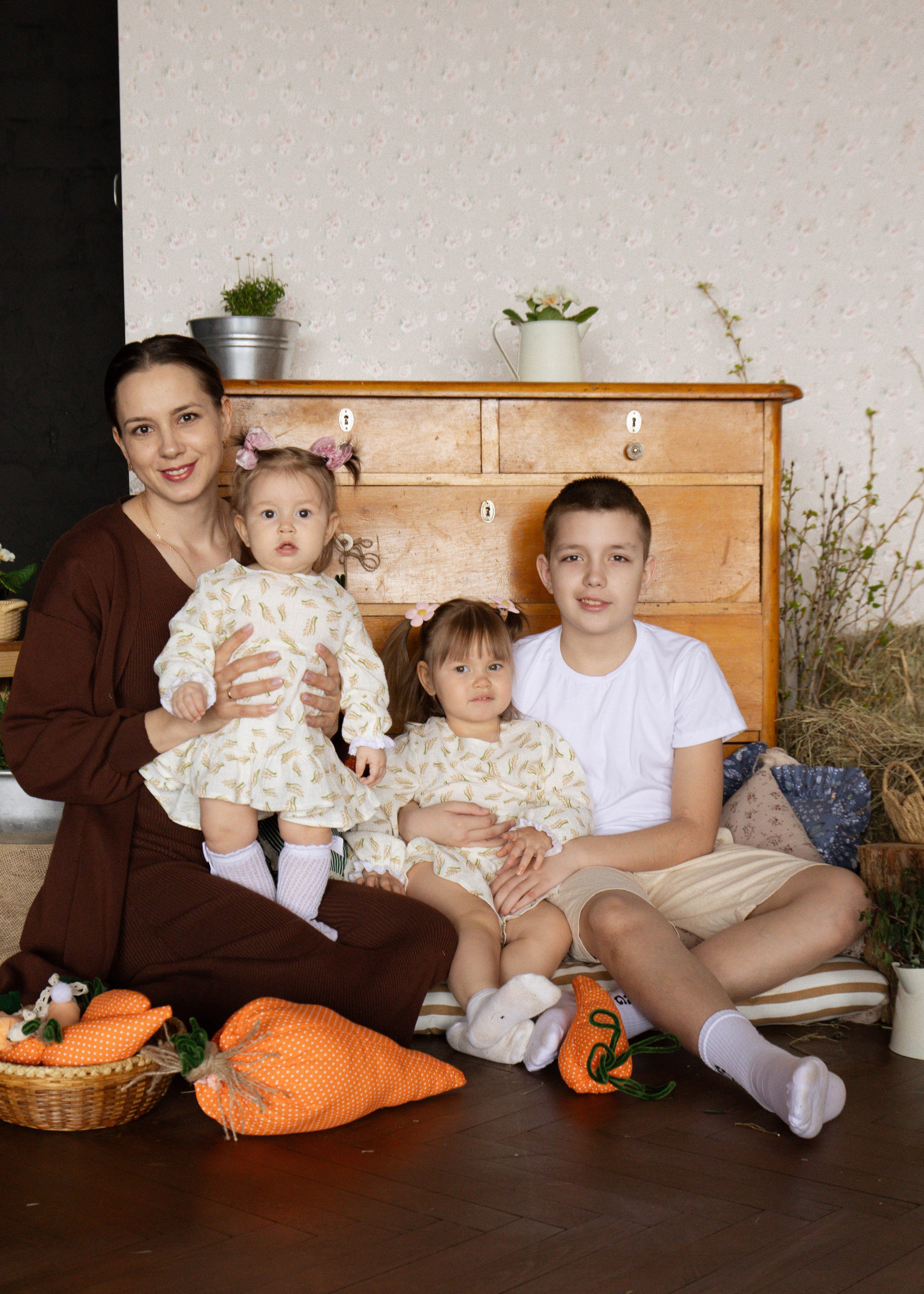 Марина с детками