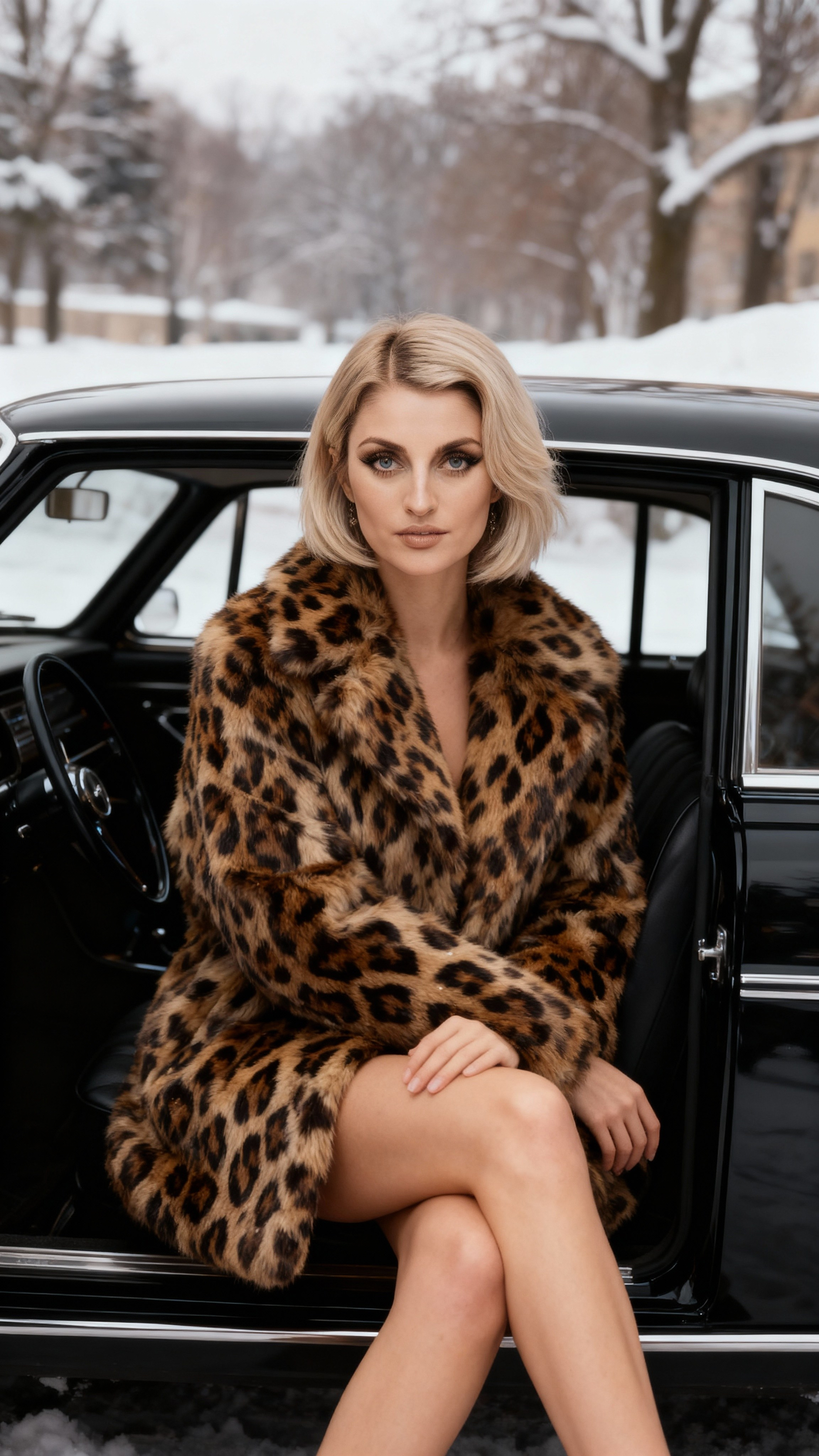 Зимняя фотосессия. AI-фотограф — Ольга Герман. Нейрофотосессии, уникальные цифровые портреты и образы будущего