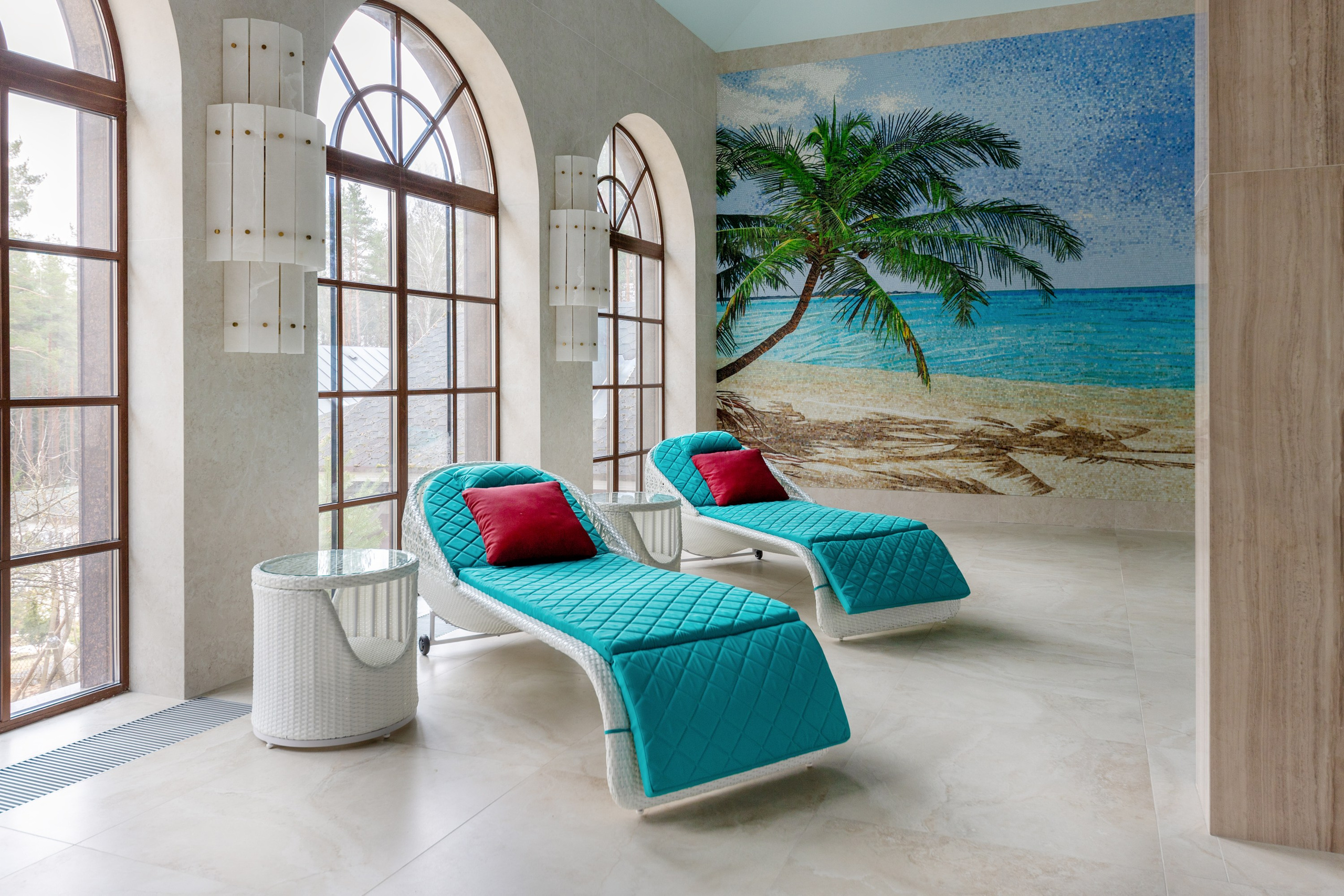 Интерьерная съемка бассейна. Интерьерный фотограф в Санкт-Петербурге Екатерина Цыбулько