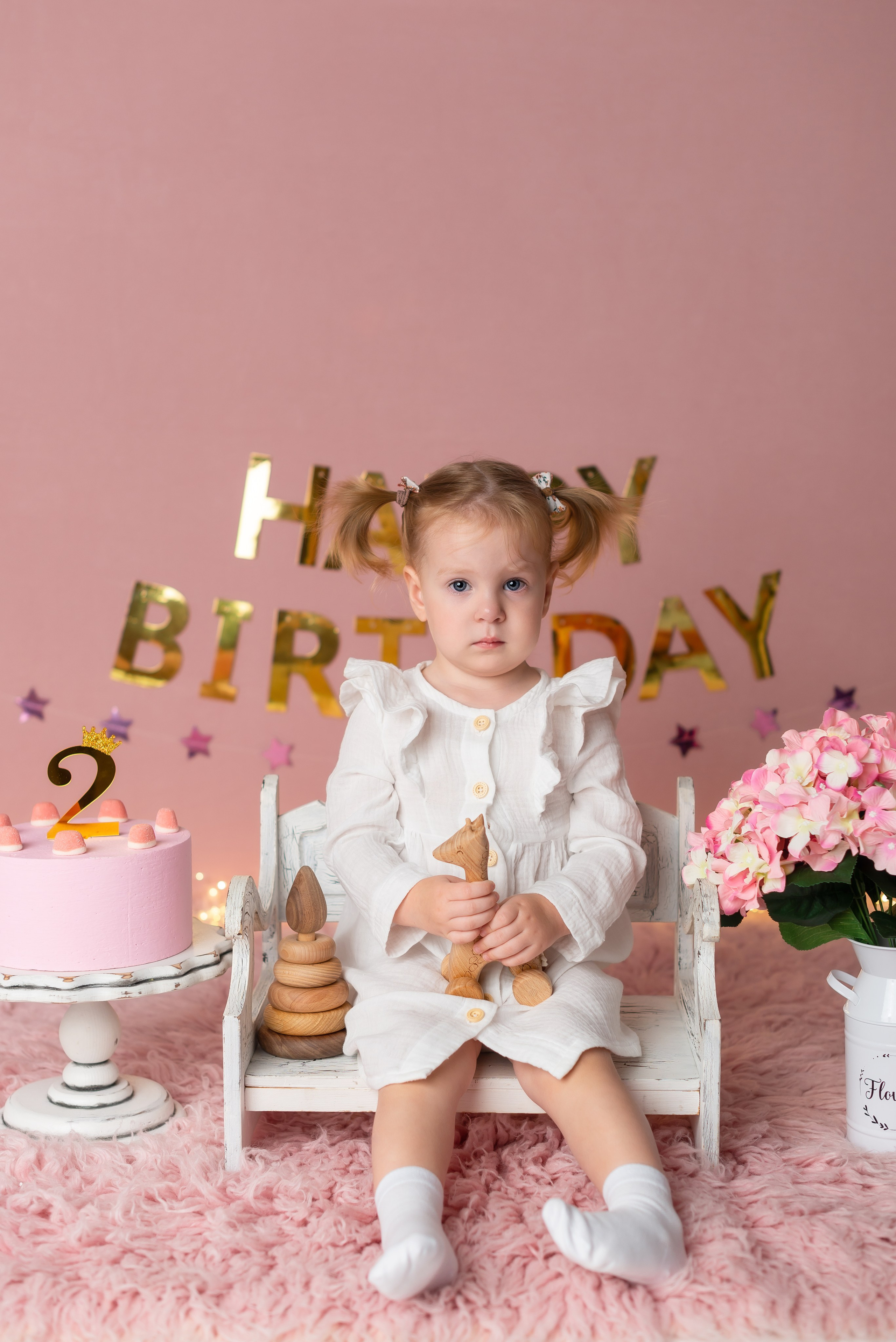 День рождения — 2 года. Детская фотостудия «Мандаринка» | Детский фотограф Краснодар