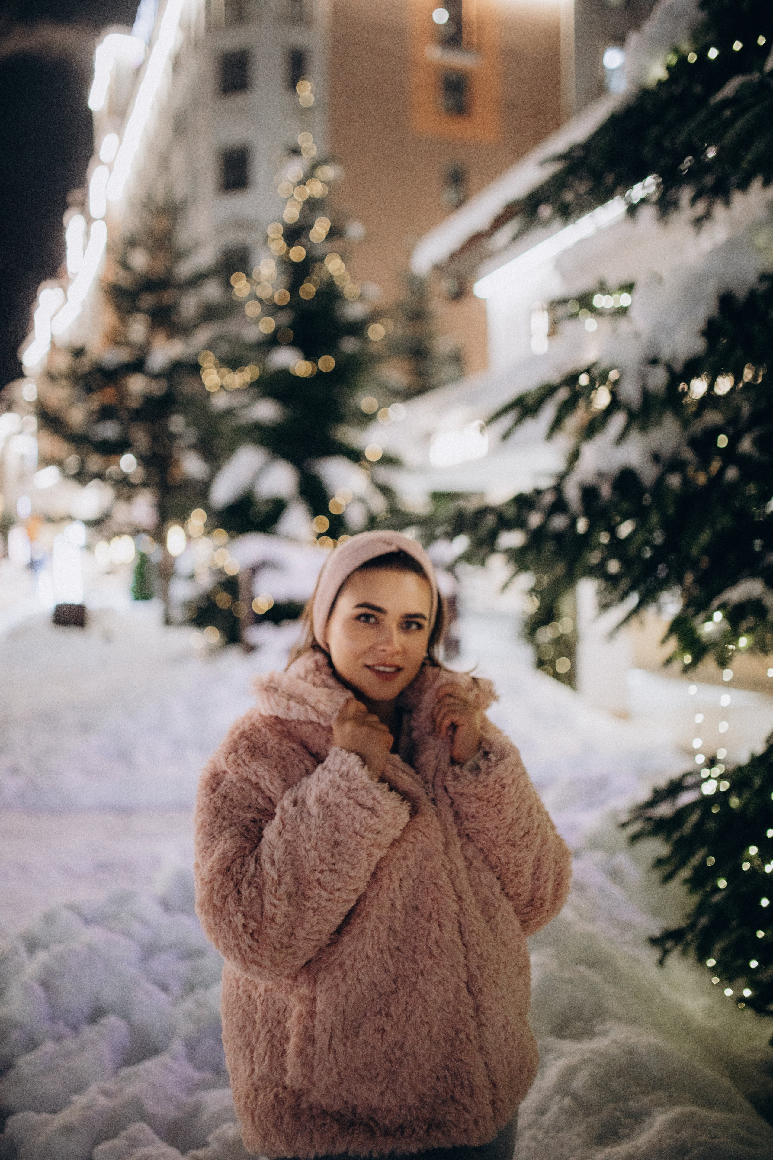 Зимняя прогулка на Розе Хутор с Кристиной. Фотограф Елизавета Балакир