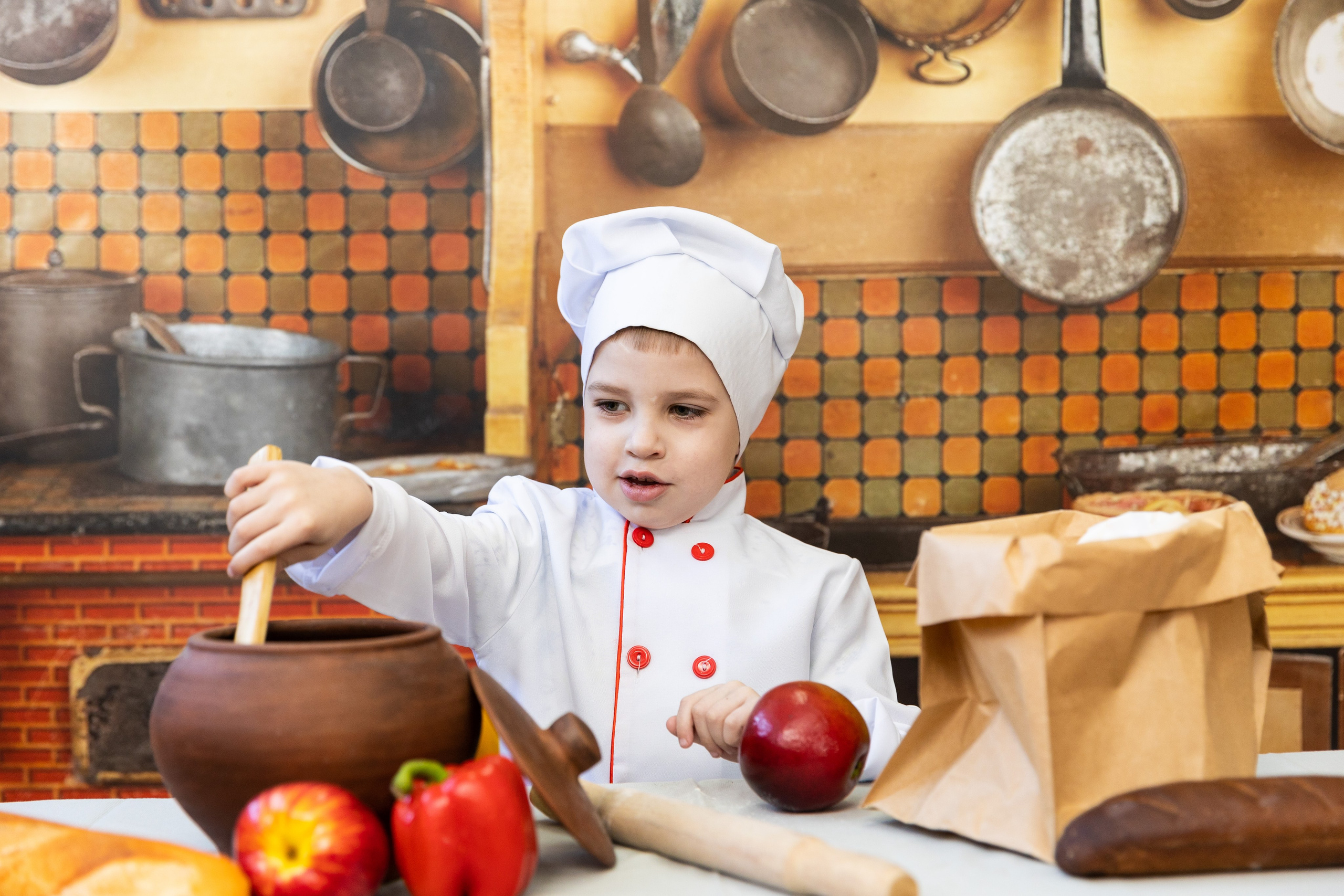 Тематическая «Поварята». Семейный, детский, школьный фотограф в Благовещенске Яна Белоусова