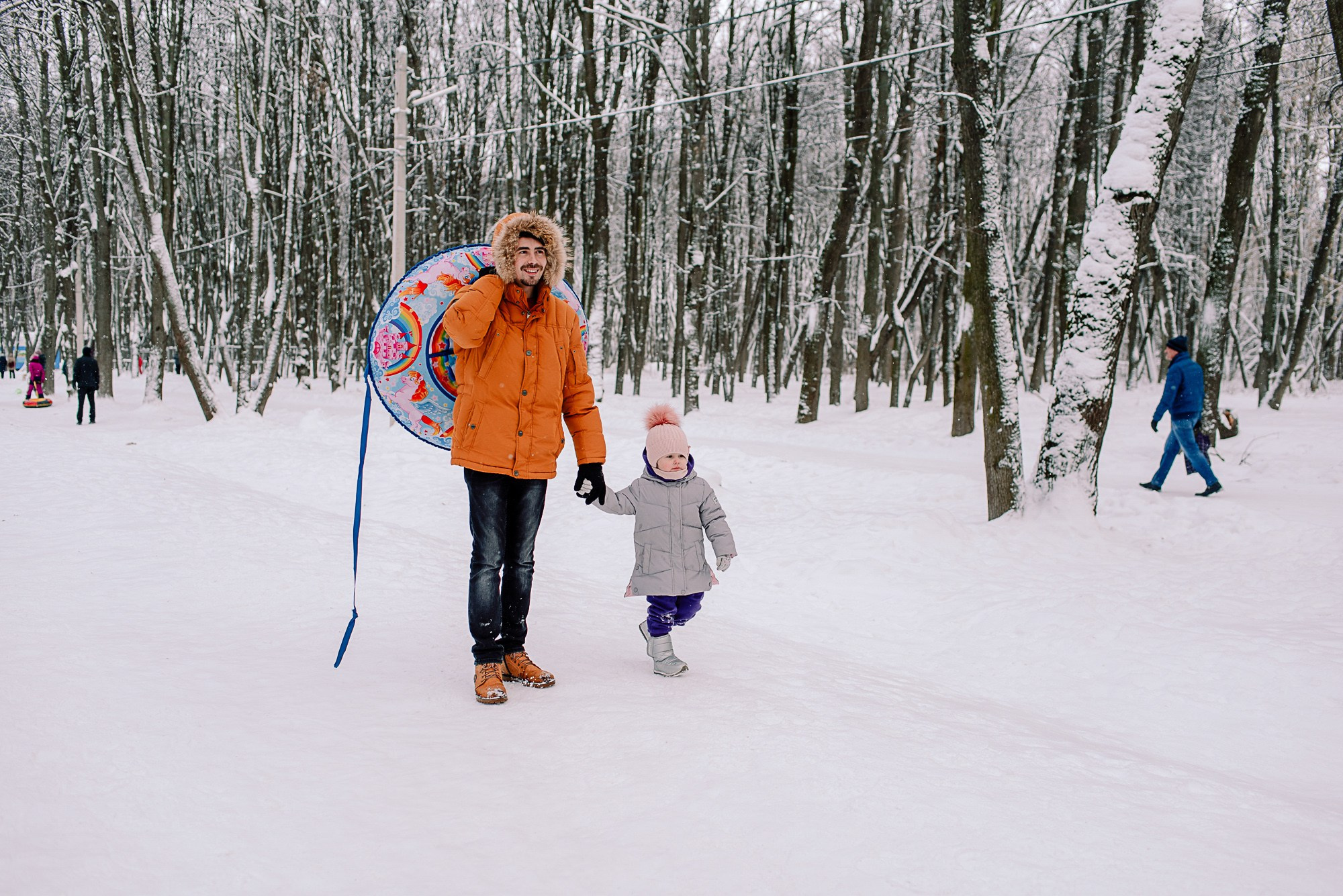 Ева, снежинки, ватрушки. Семейный и свадебный фотограф в Рязани Лиза Голованова