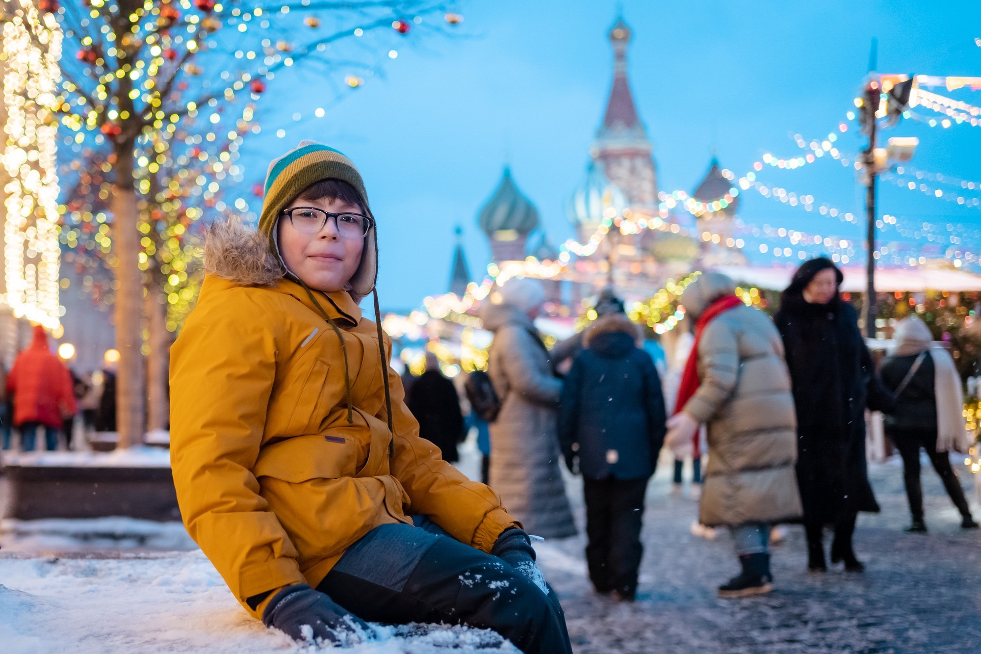 Юля с семьей в центре. Семейный фотограф Варвара Сорока в городе Москве