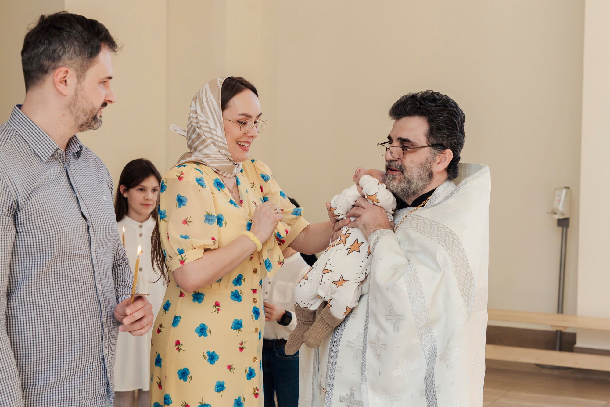 Крещение Храм святой великомученицы Варвары. Фотограф на крещение в Санкт Петербурге