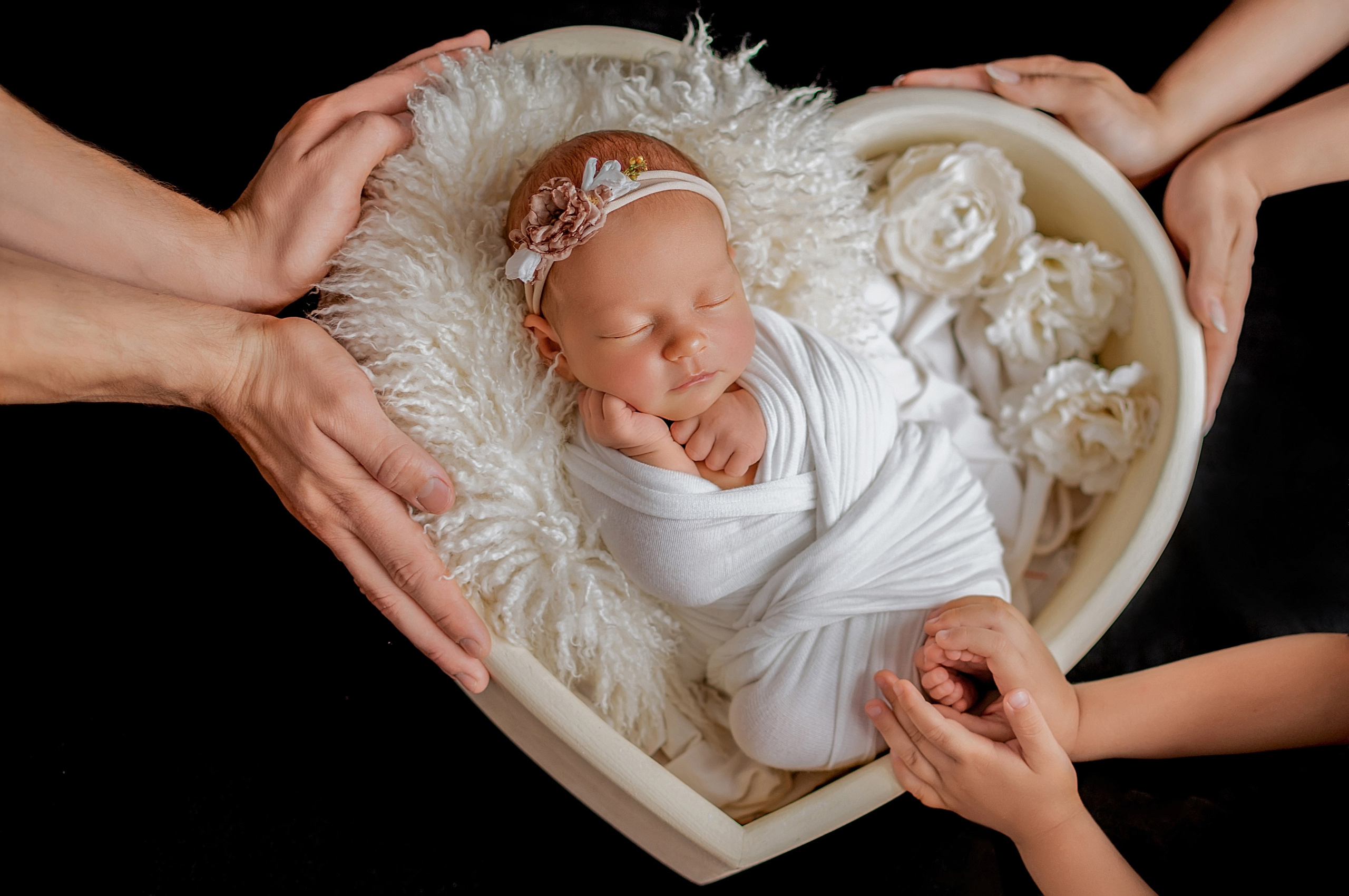 Фотосессия новорожденных в Краснодаре и Адыгее. Фотограф новорожденных Краснодар Малышенко Надежда