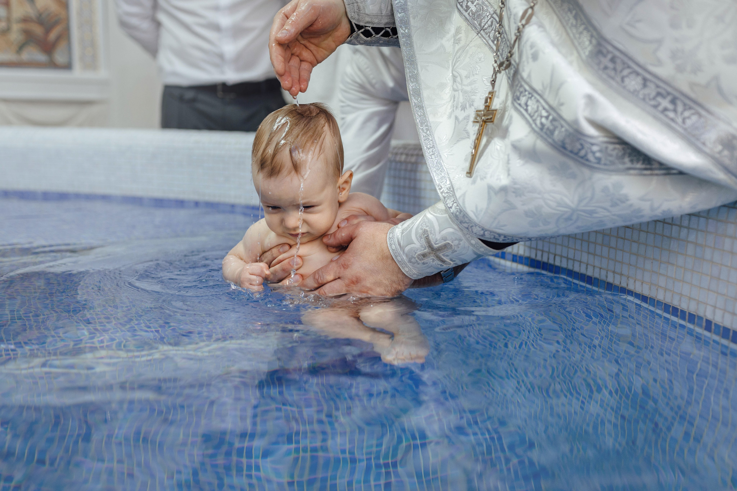 Крещение Демида, храм Святой Троицы, декабрь 2025