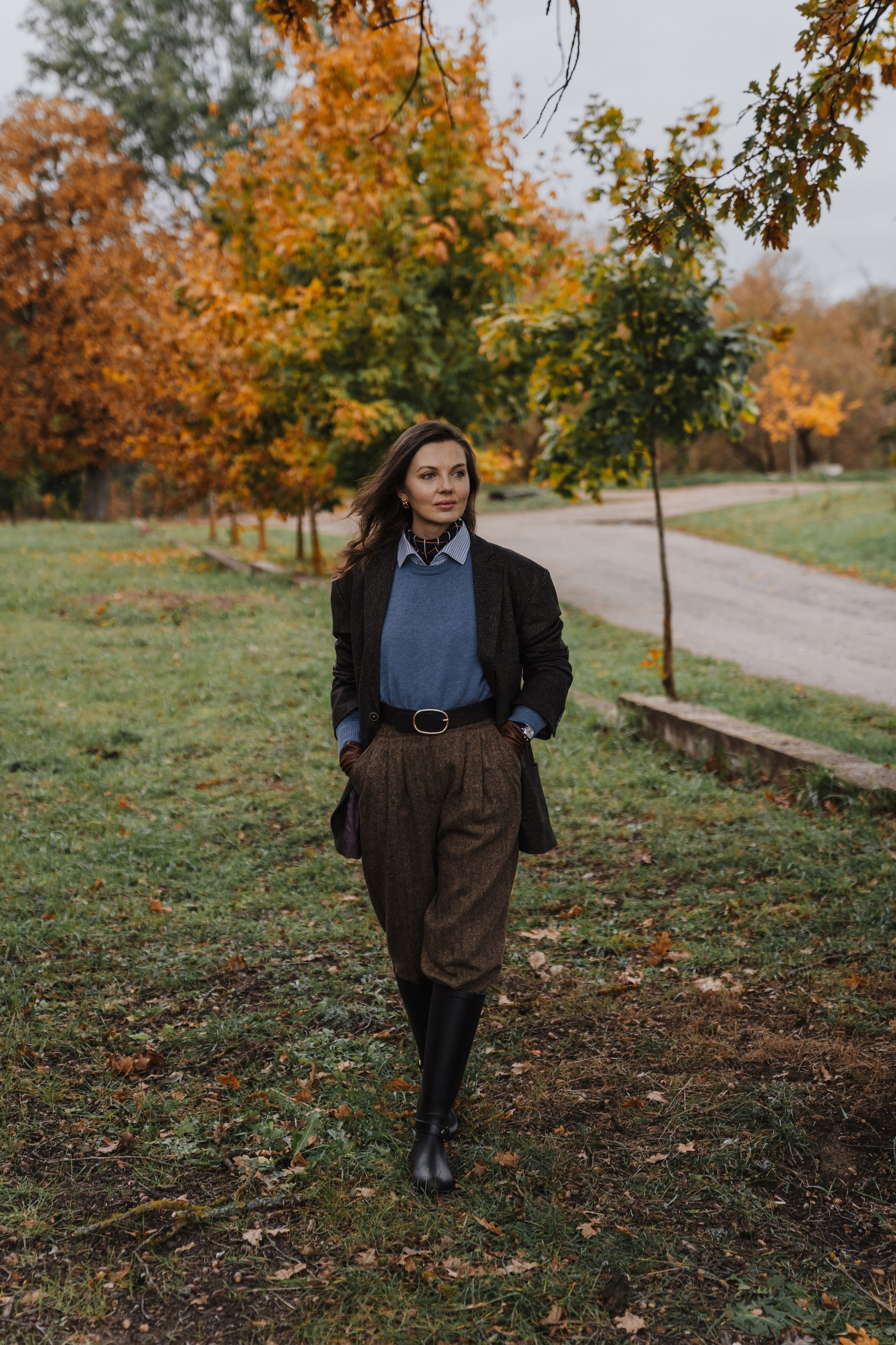 Юля. Осень, в британском стиле, Минск. Olga Modjaro