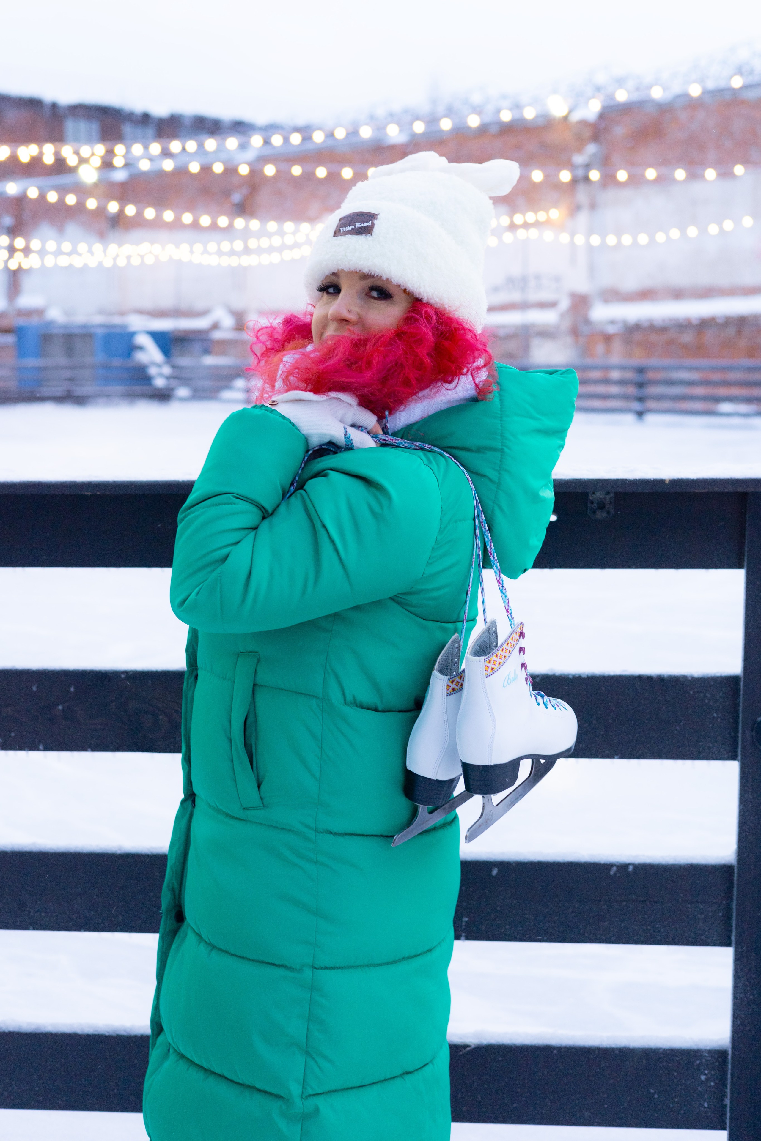 Алена. Зимняя фотопрогулка. Портретный фотограф Панферова Регина г. Санкт-Петербург, г. Казань