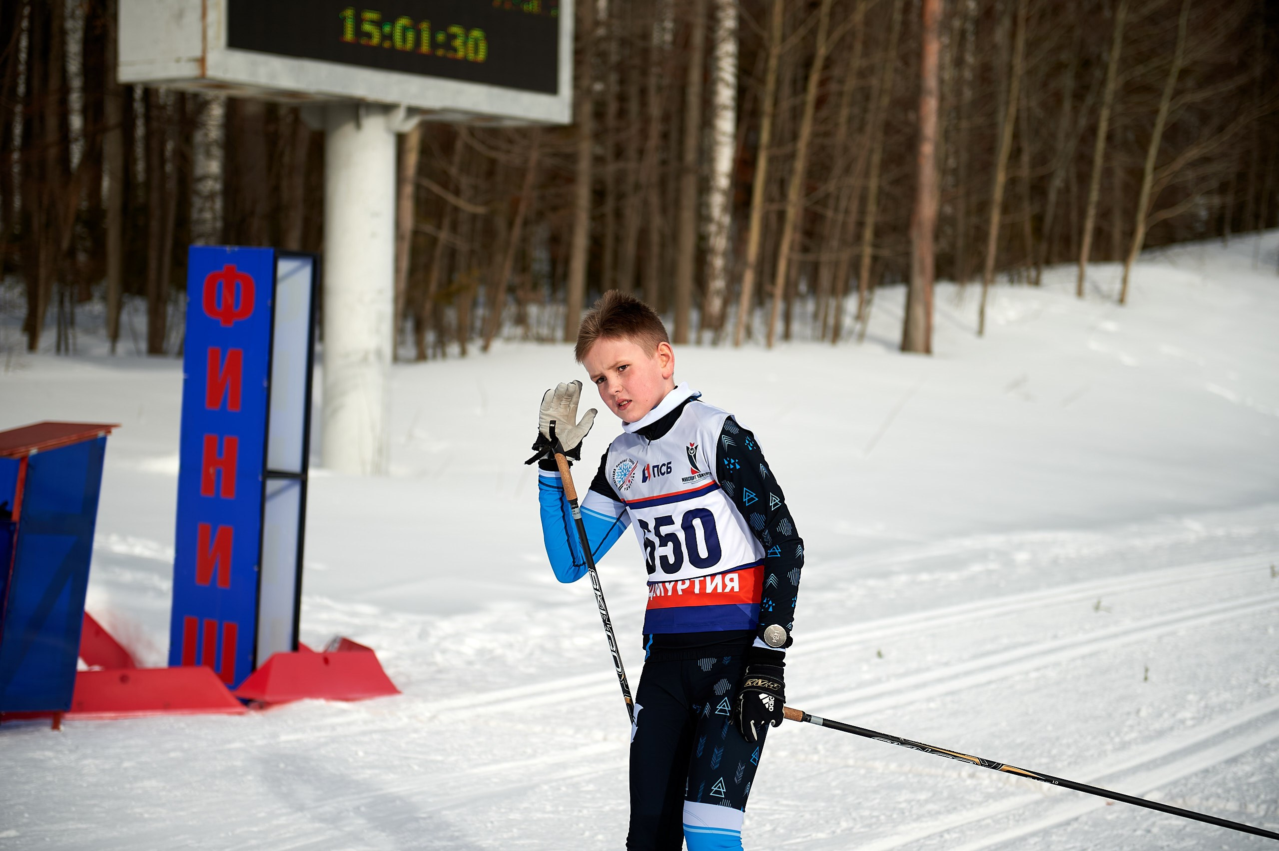 Всероссийские соревнования по лыжным гонкам «Пионерская правда». Ижевс. Спортивный репортажный фотограф в Ижевске Сергей Мерзляков