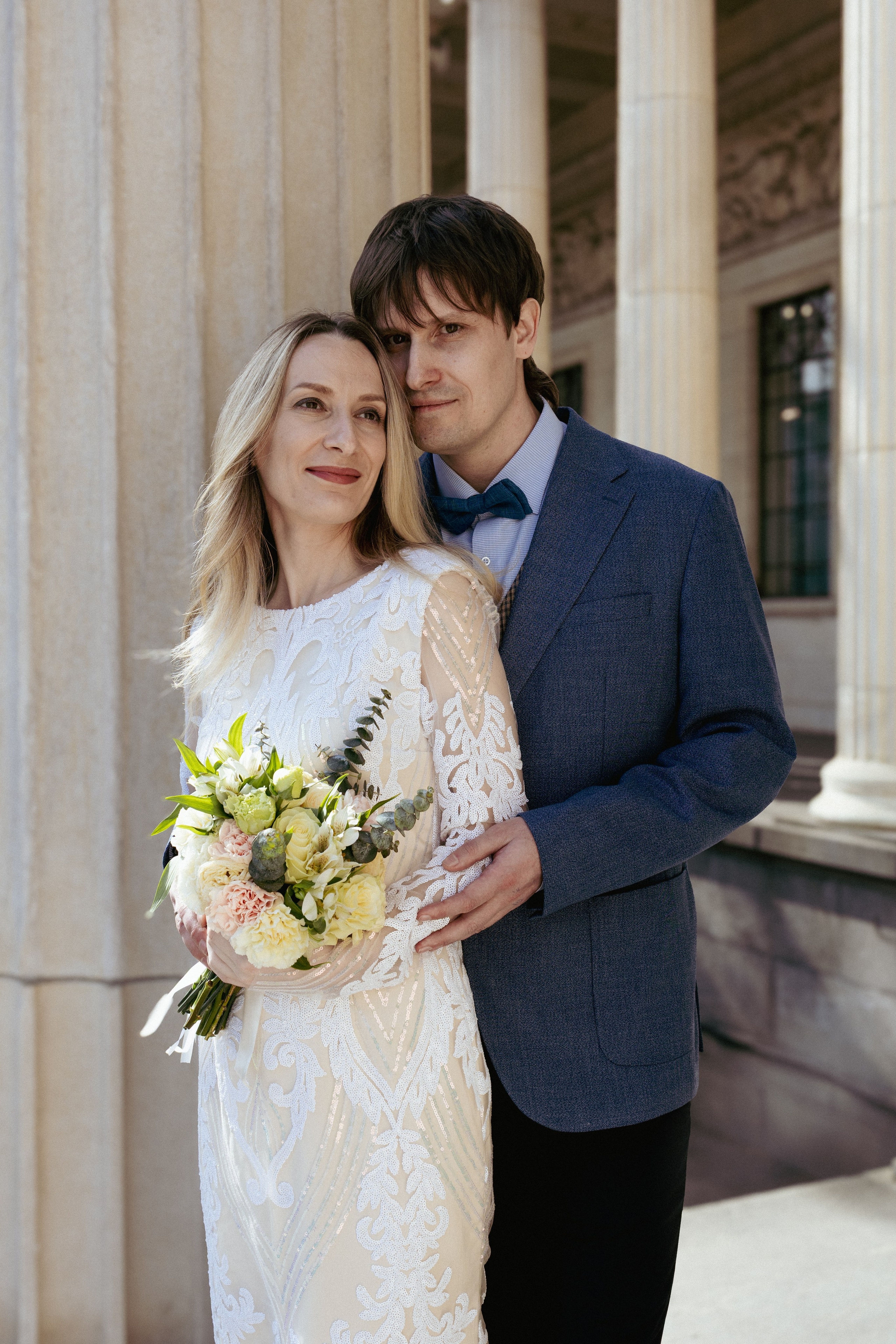 Свадьба — Пушкинский музей. Фотограф в Москве Зябченко Екатерина. Съемки беременности, love story, семейный, портреты в студии и на улице