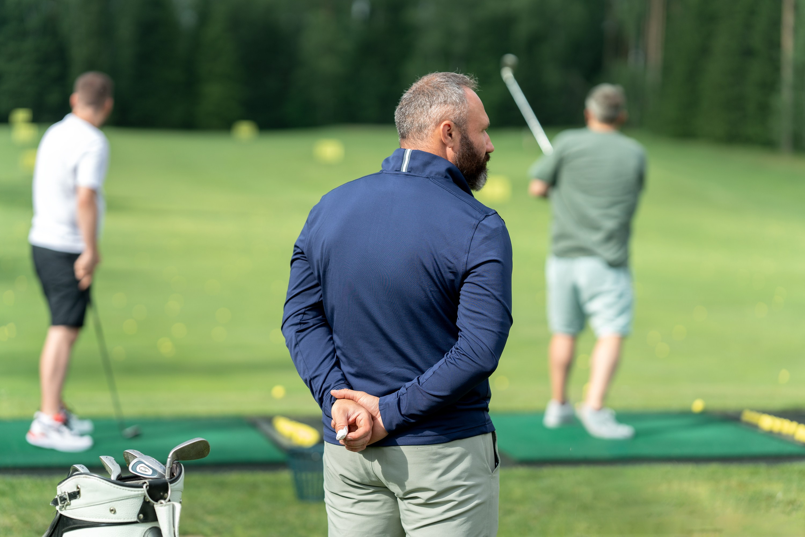 Golf. Фотограф Дмитрий Алехин. Репортажная съемка мероприятий в Москве