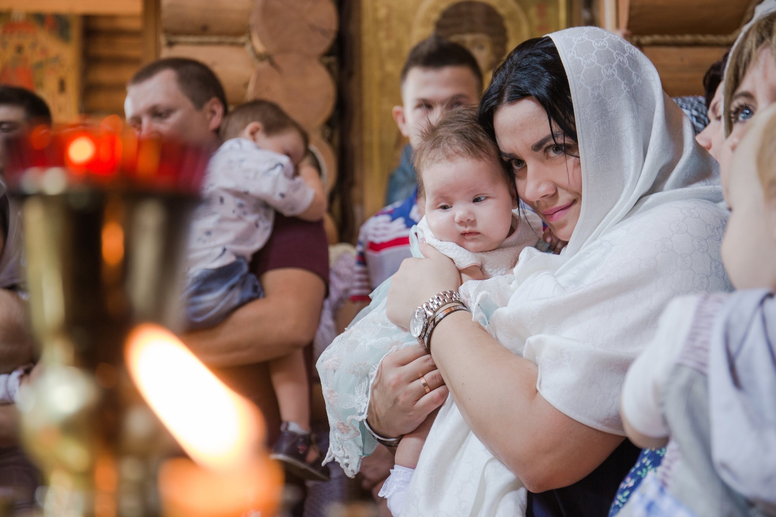 Крещение Аделины. Свадебный и семейный профессиональный фотограф в Ростове-на-Дону , Кри