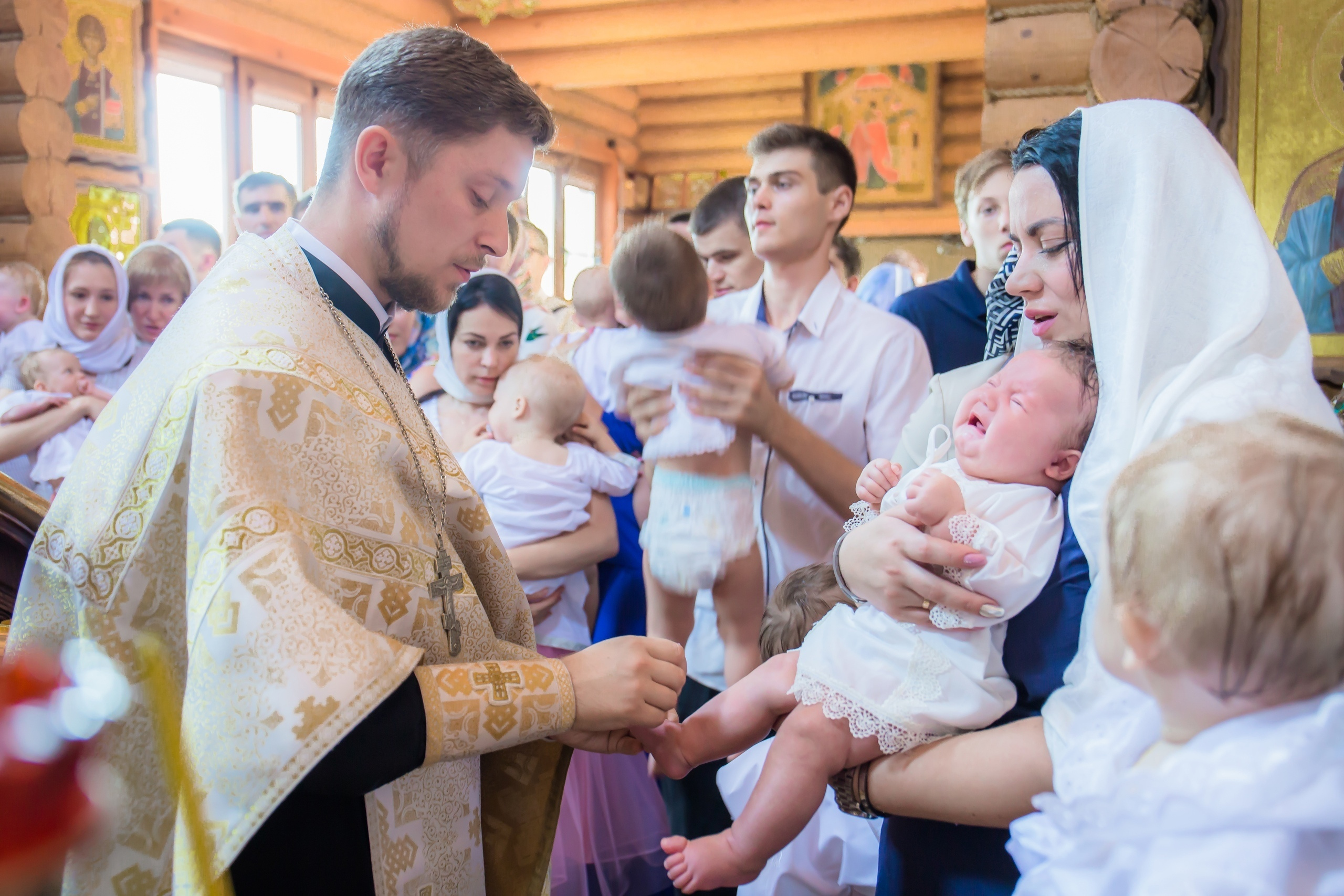 Крещение Аделины. Свадебный и семейный профессиональный фотограф в Ростове-на-Дону , Кри