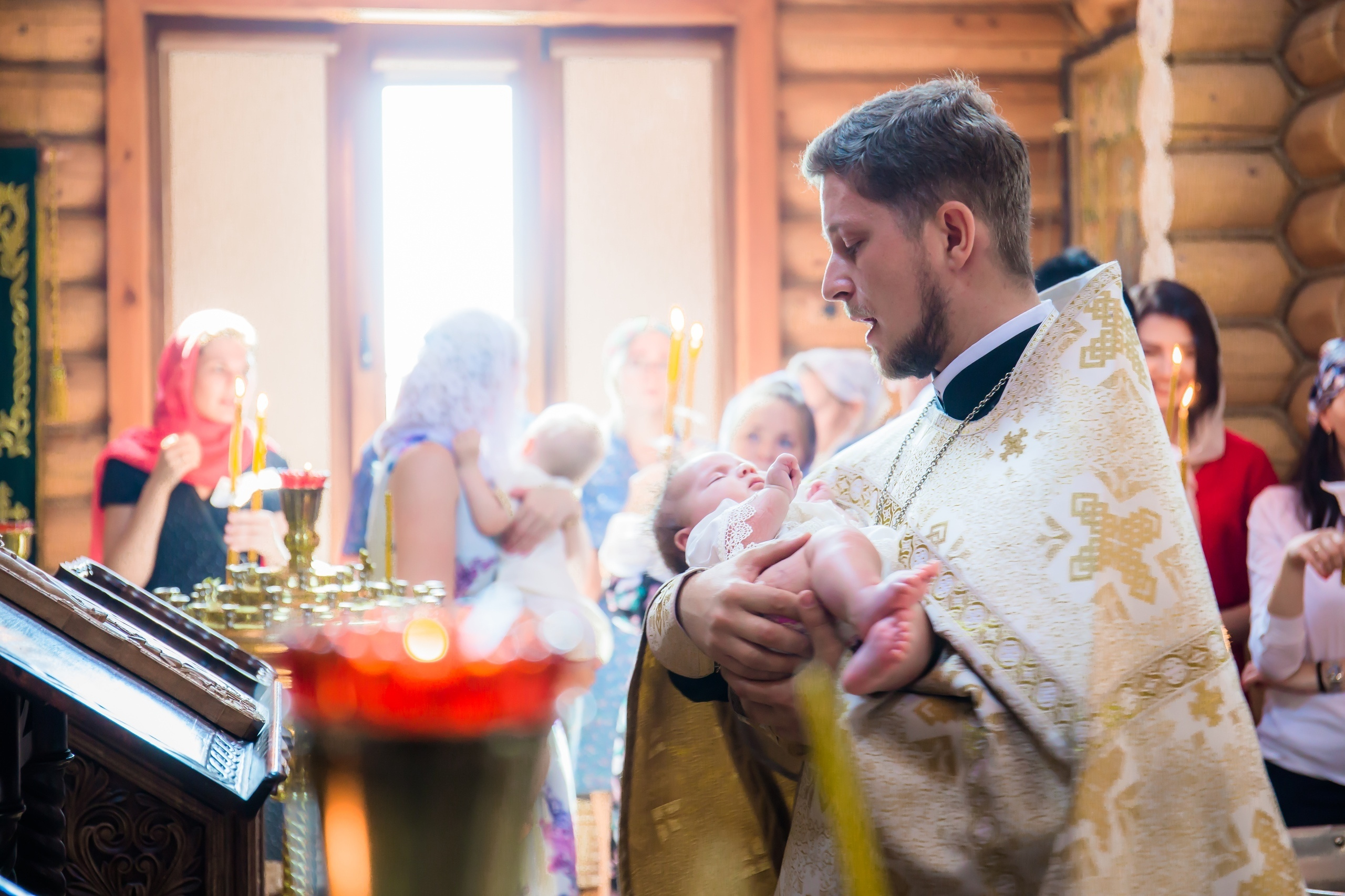 Крещение Аделины. Свадебный и семейный профессиональный фотограф в Ростове-на-Дону , Кри