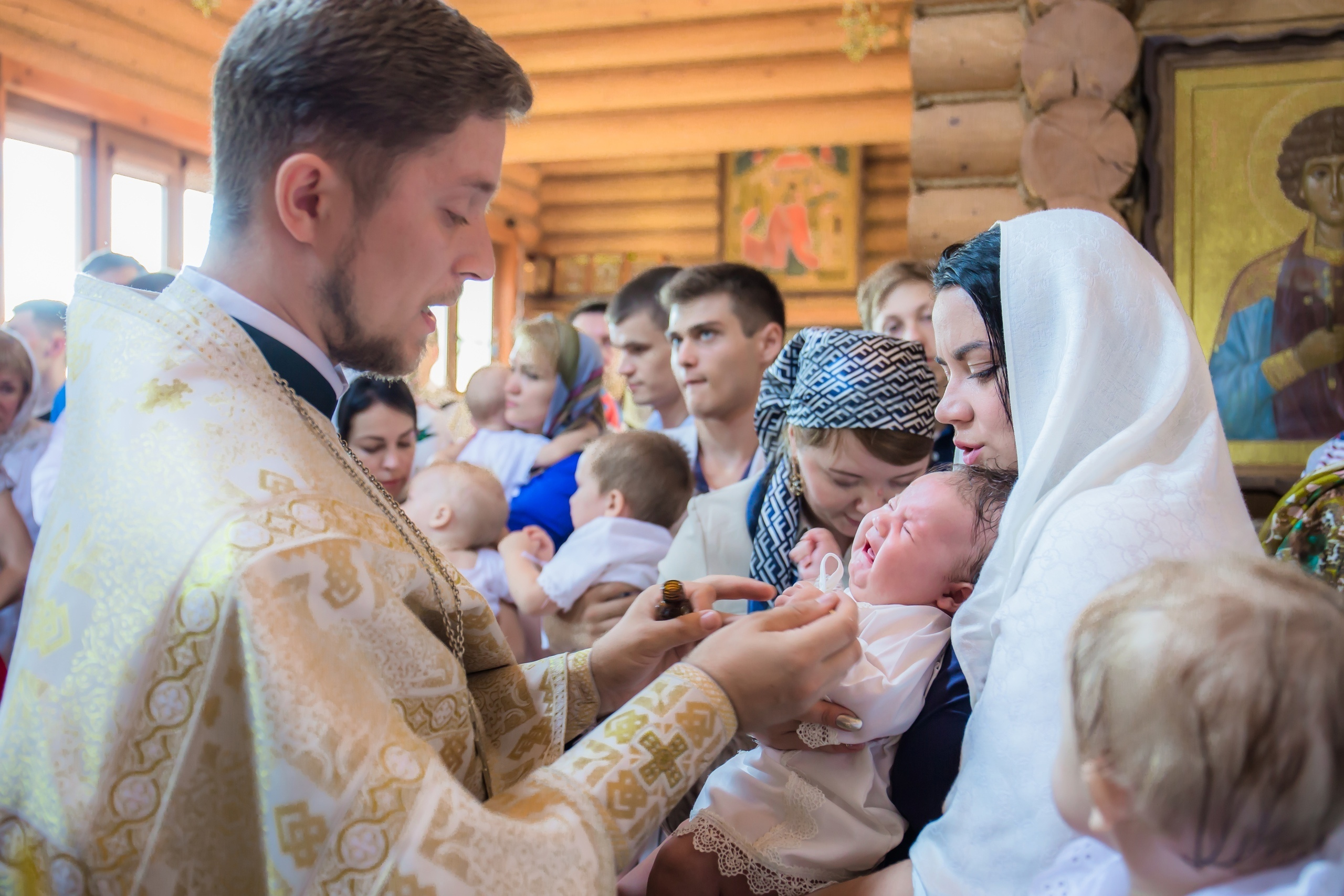 Крещение Аделины. Свадебный и семейный профессиональный фотограф в Ростове-на-Дону , Кри