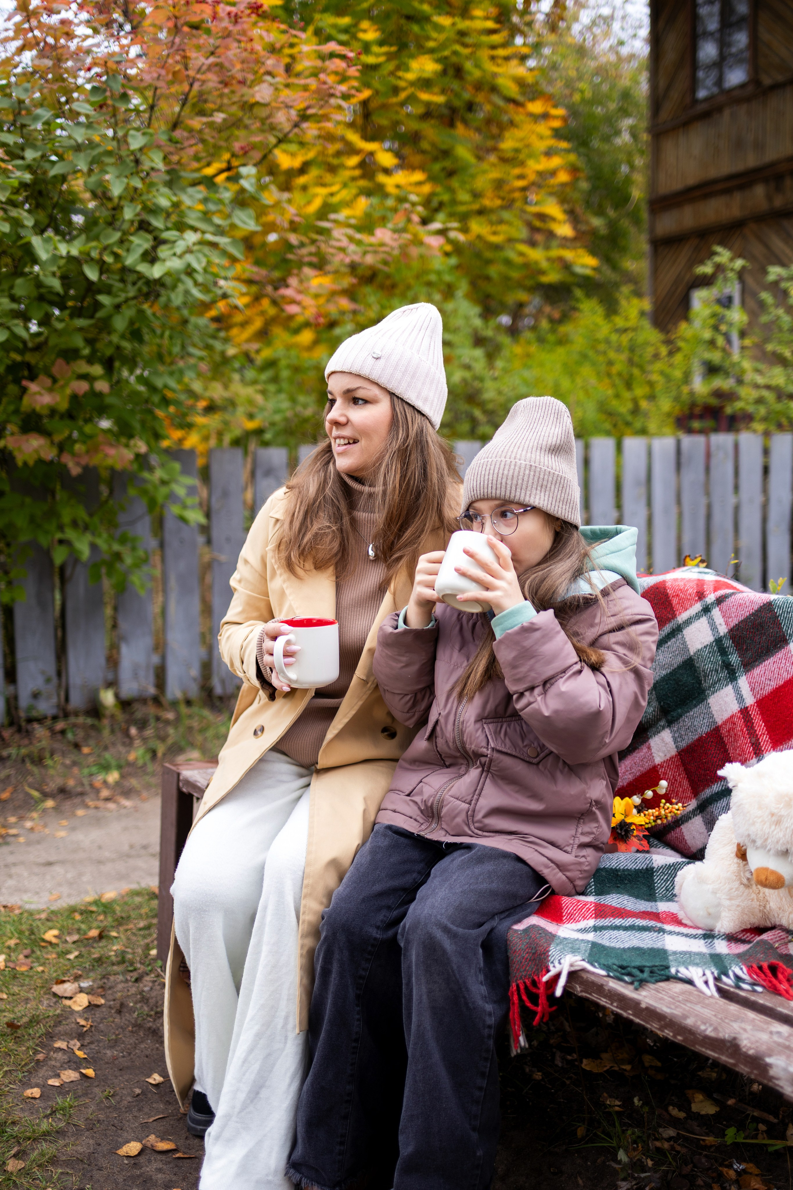 Пикник у дома. Осень. Семейный фотограф в Дзержинске Наталья Лаэтина