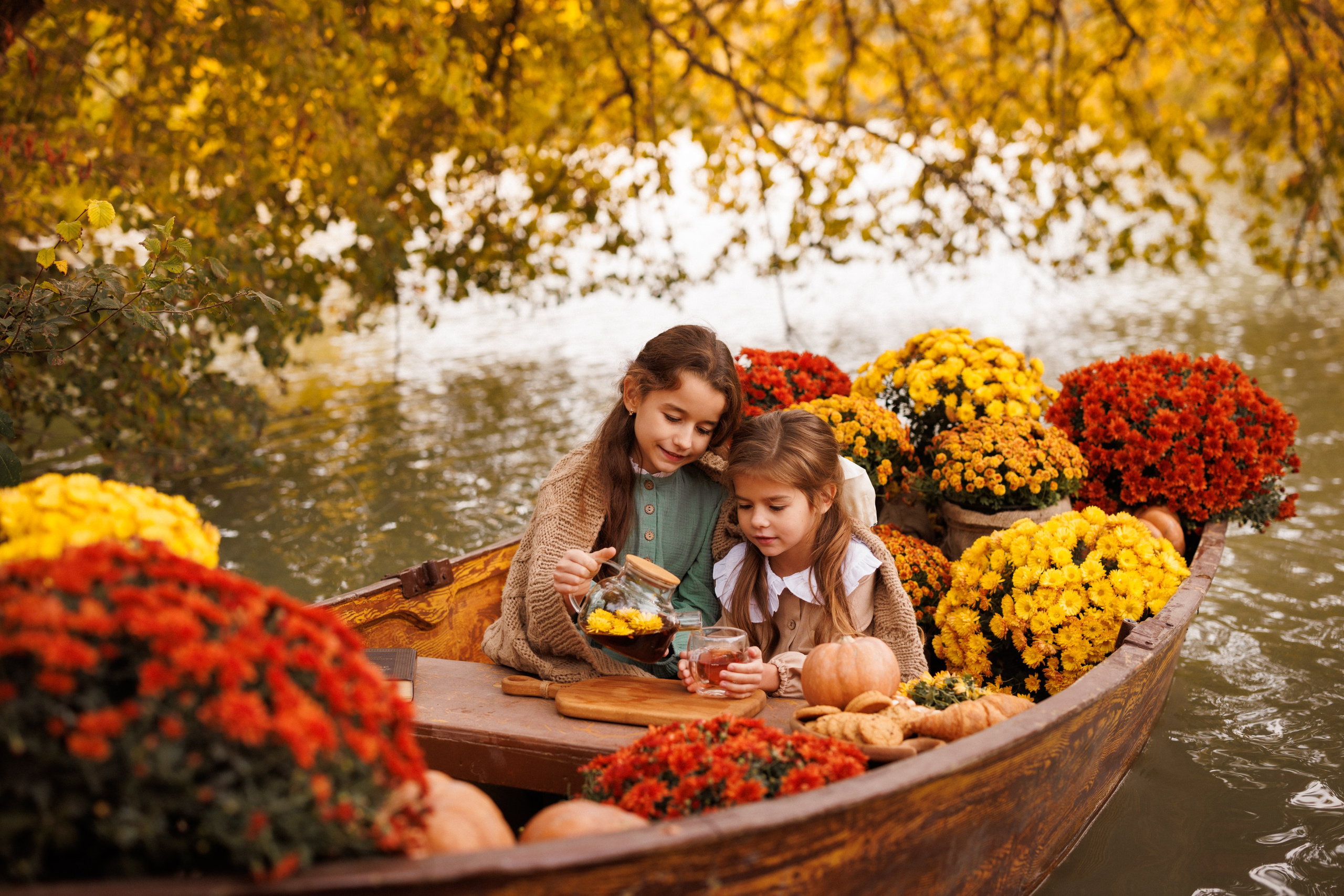 ЛОДКА, осень. Семейный и детский фотограф в Краснодаре Анна Трашкова