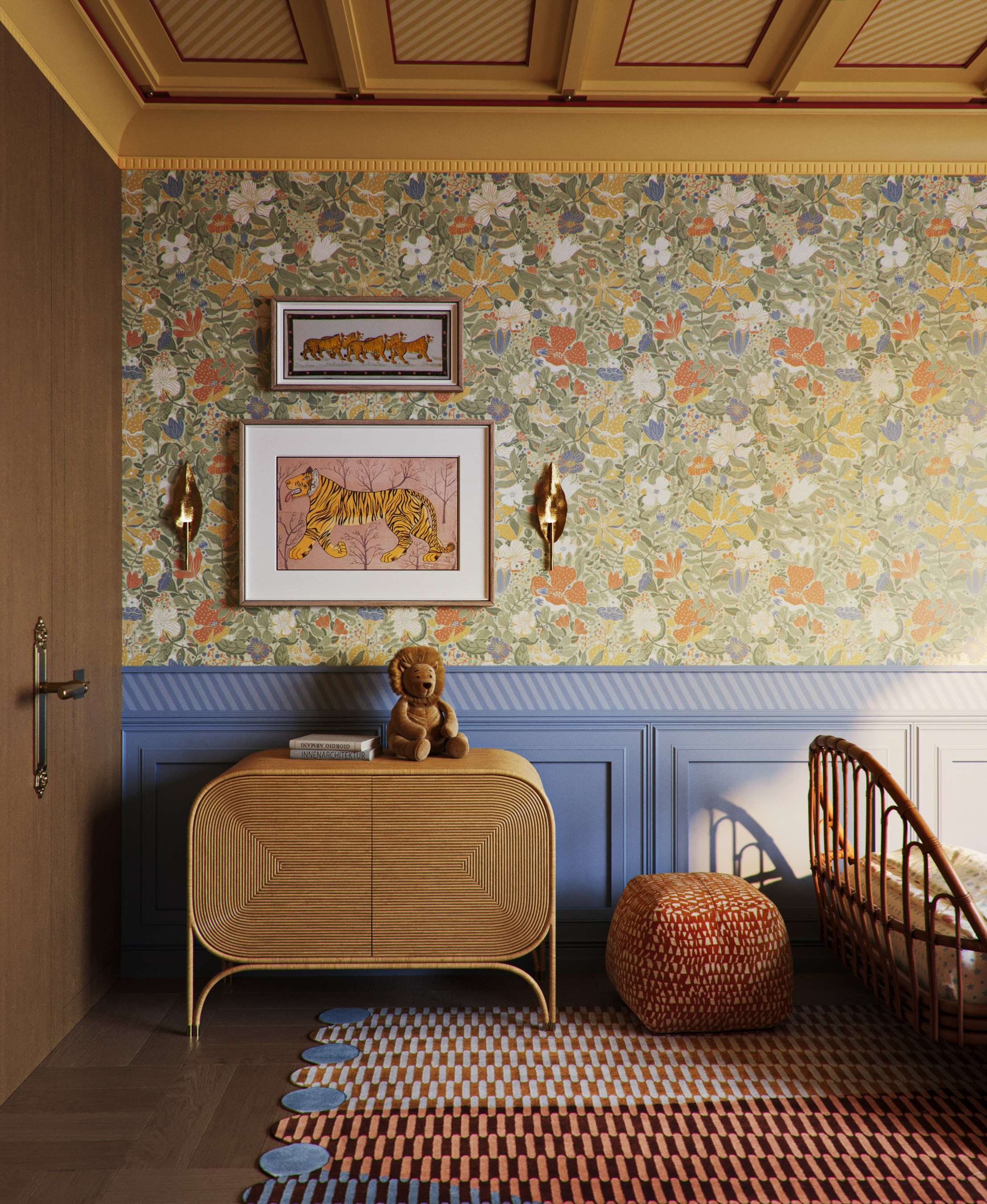 Детская спальня в частном доме 45 m². SHAIMERDINOVA INTERIORS