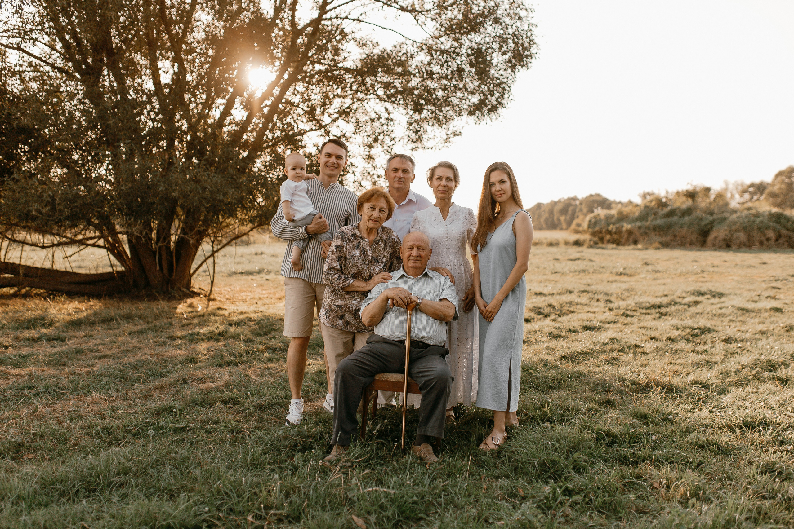 4 поколения. Семейный фотограф Губкин/Старый Оскол