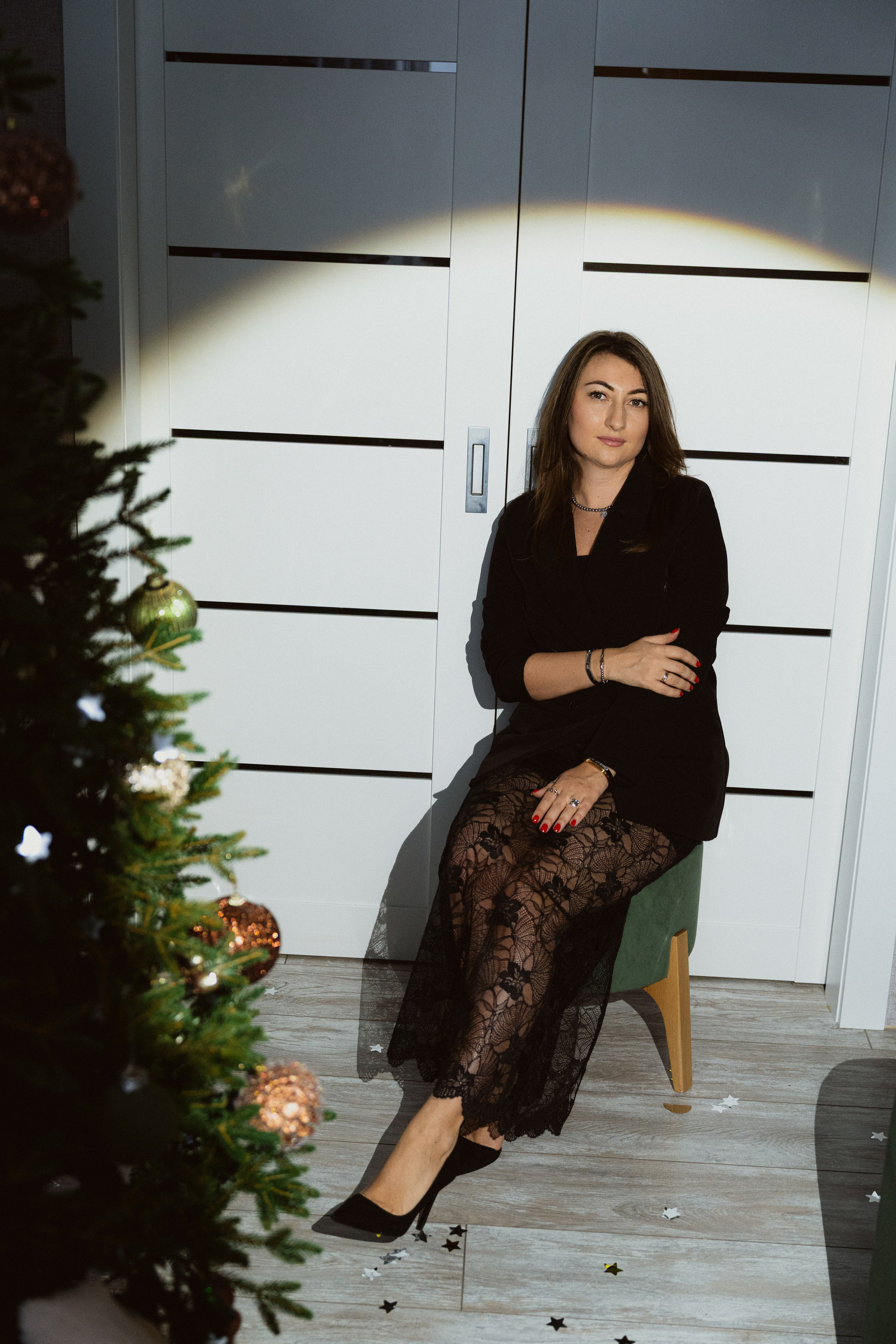 Новогодняя домашняя фотосессия Юна, Влад и Кирочка. Фотограф Москва. Екатерина Дударевич