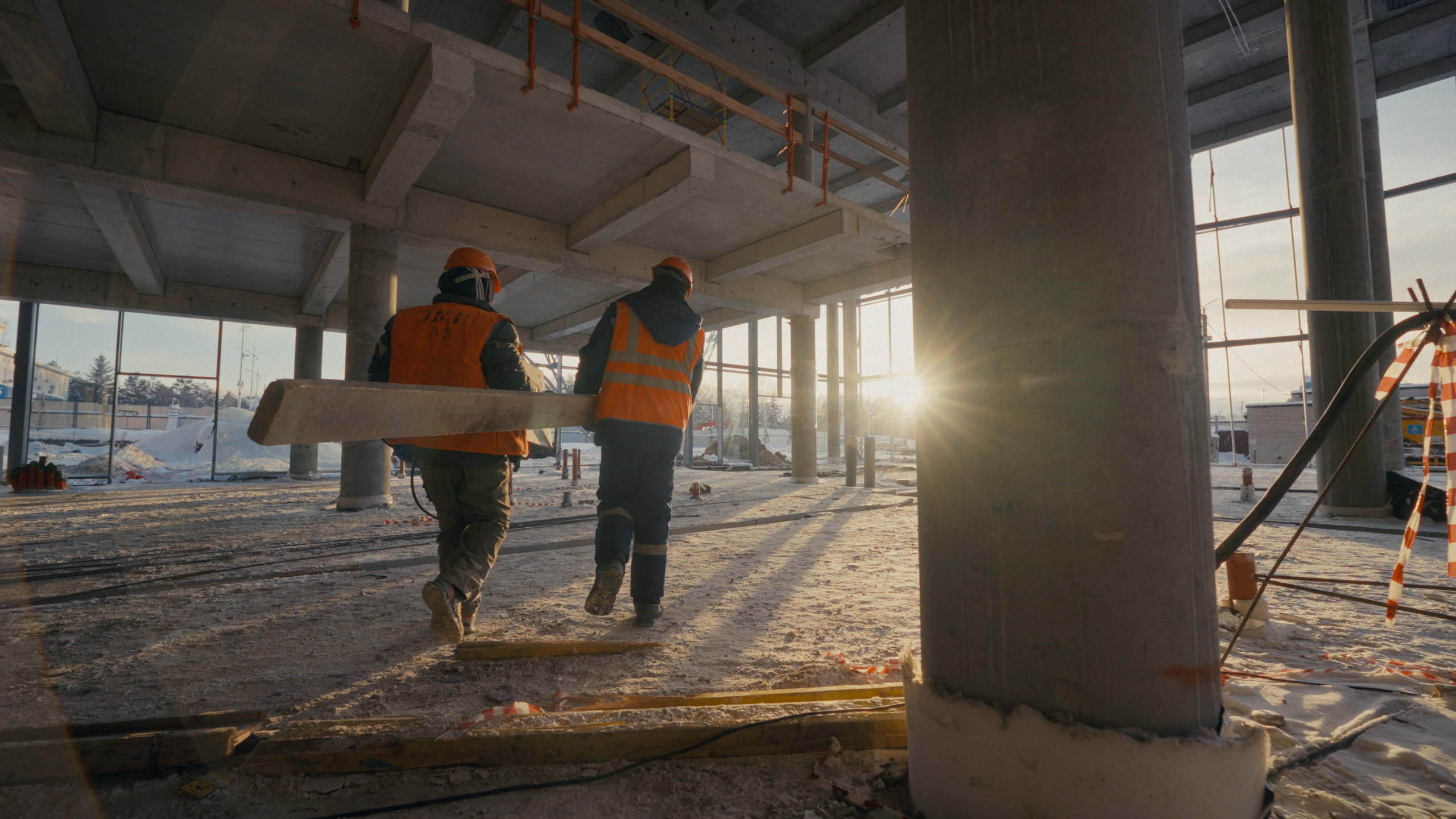 Строительство аэропорта в Благовещенске (promo). Цветокоррекция видео онлайн Иван Сержанов