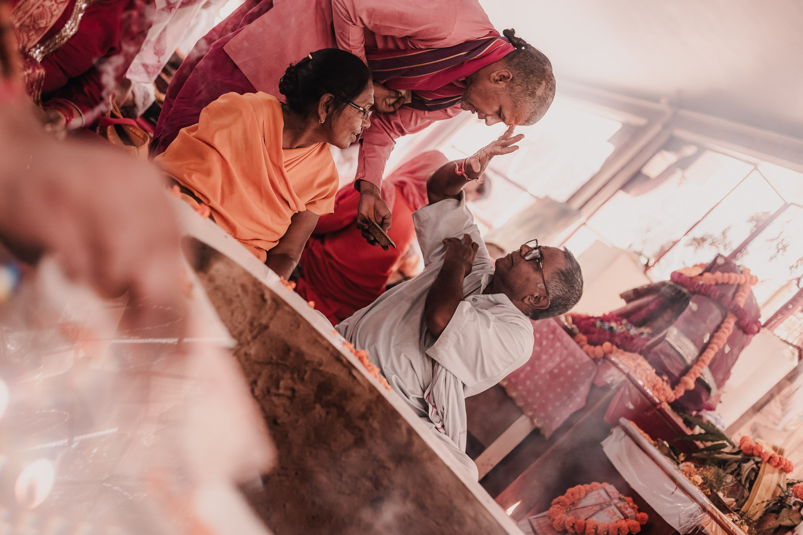 Navaratri yajna at Devraha Baba Ji ashram. Мариам Багдасарян