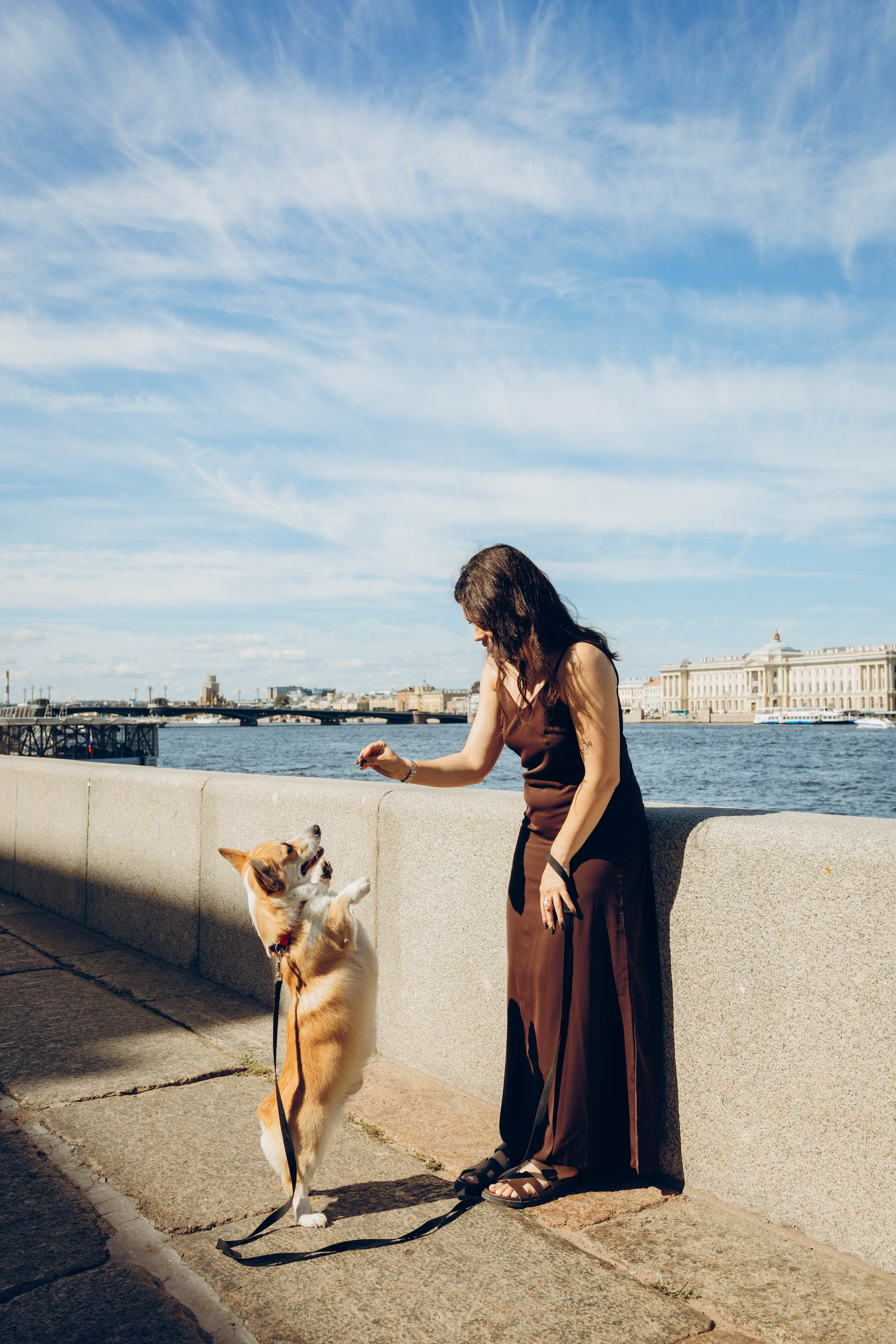 Фотосессия с собакой. Фотограф в Санкт-Петербурге Полина
