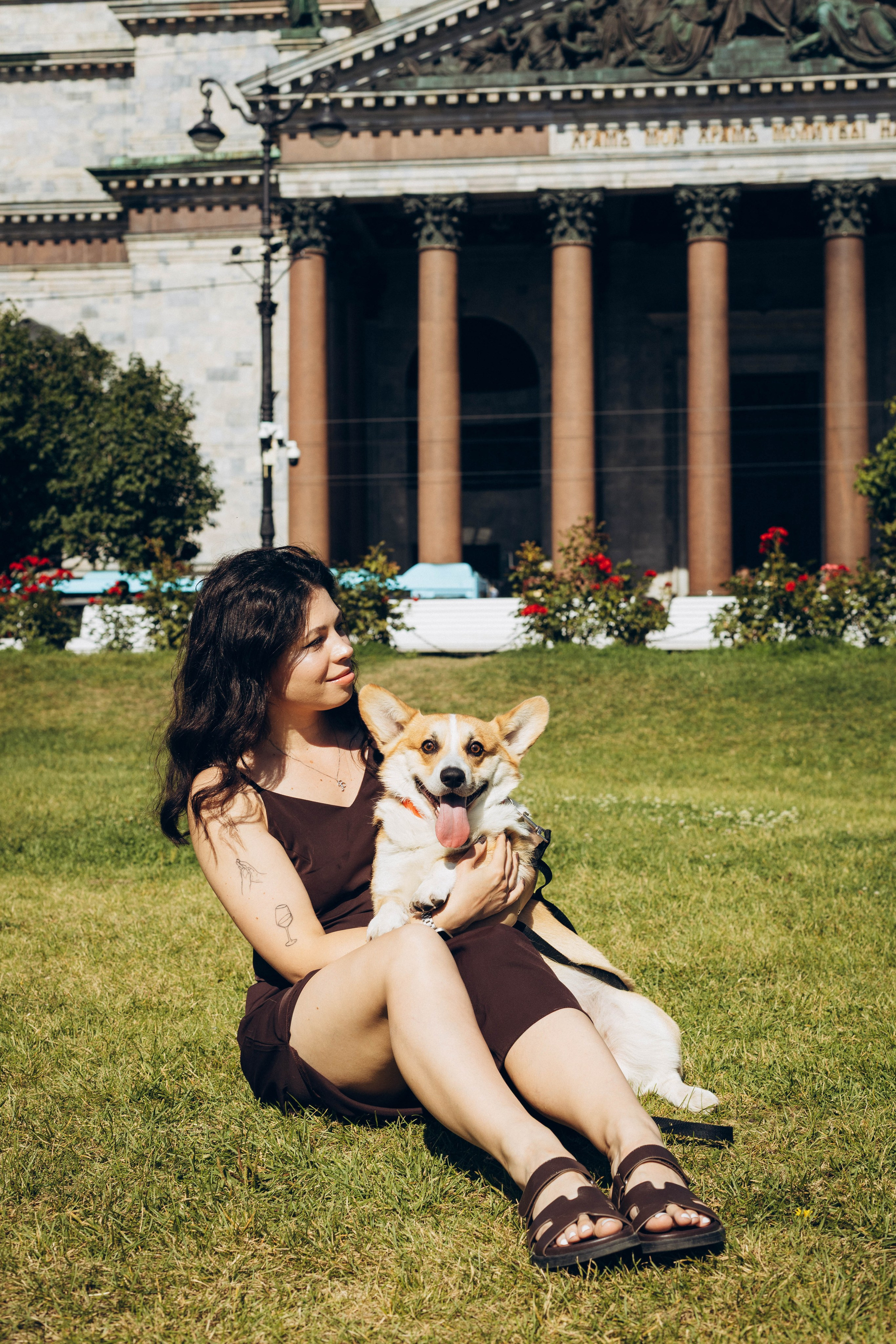 Фотосессия с собакой. Фотограф в Санкт-Петербурге Полина