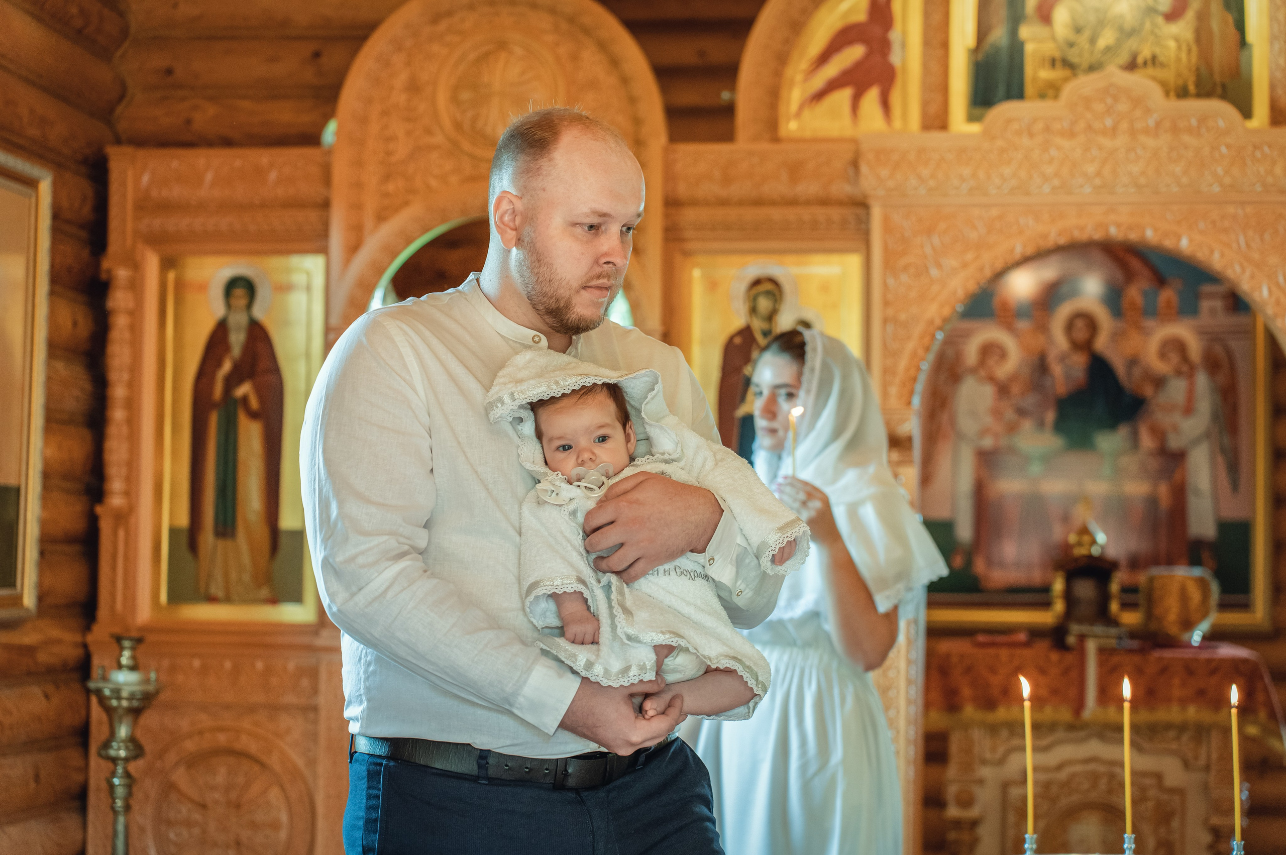 Крещение Федора в храме 12 апостолов. Фотограф на Крещение Тула и Венчание в Туле, детский и семейный фотограф