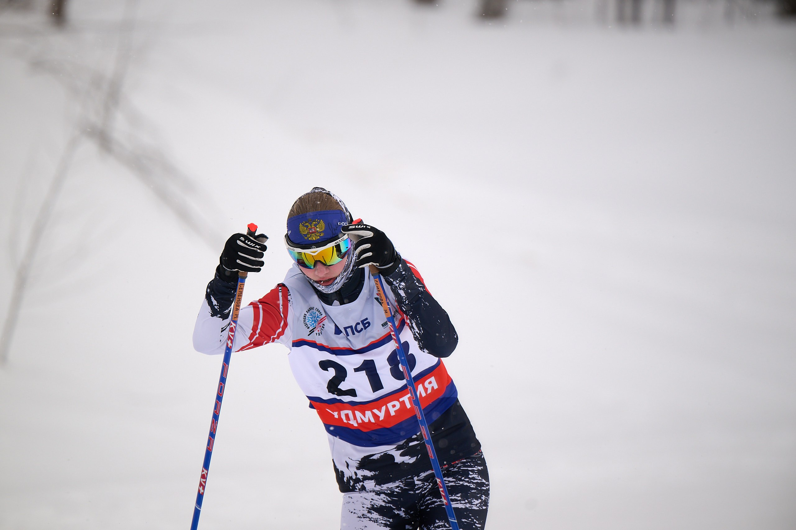 Всероссийские соревнования по лыжным гонкам «Пионерская правда». Ижевс. Спортивный репортажный фотограф в Ижевске Сергей Мерзляков