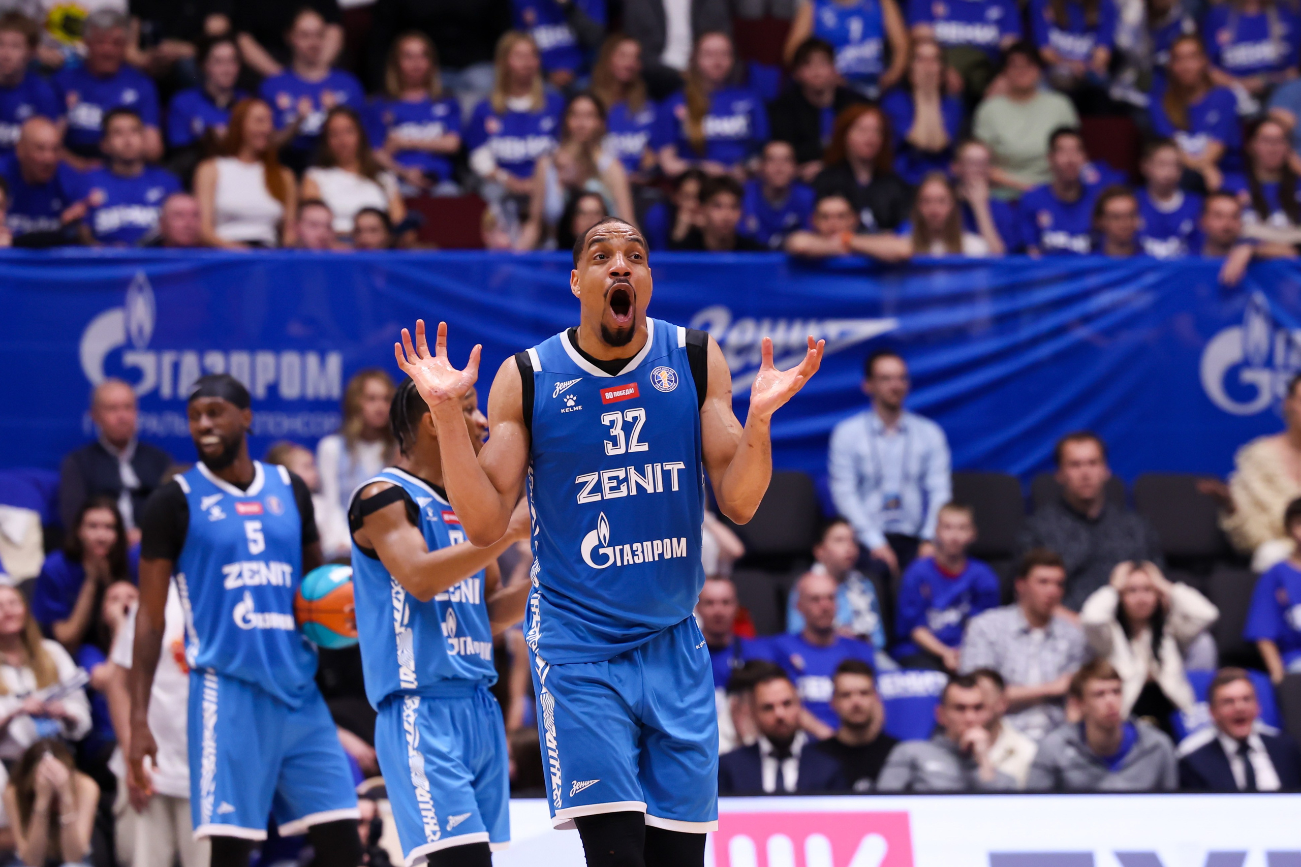 БК «Зенит» — БК «ЦСКА» финал ЕЛ ВТБ 1 игра 27.05.2025. Спортивный и репортажный фотограф Антон Тереханов